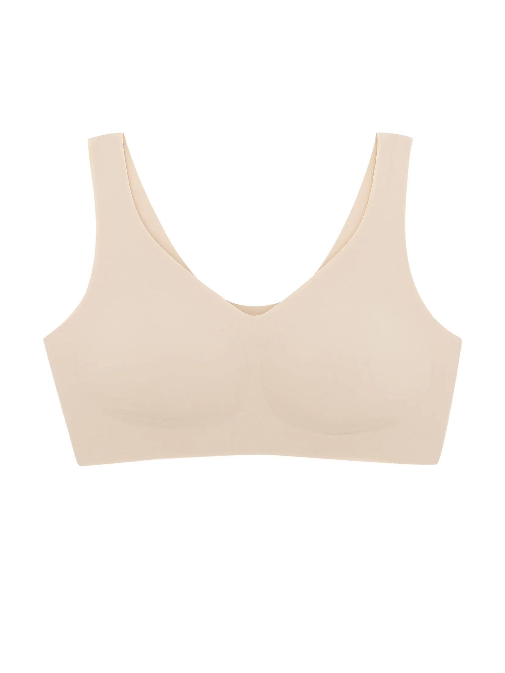 SABINA [Online Exclusive] Perfect Bra Seamless Wireless Bra - Sand