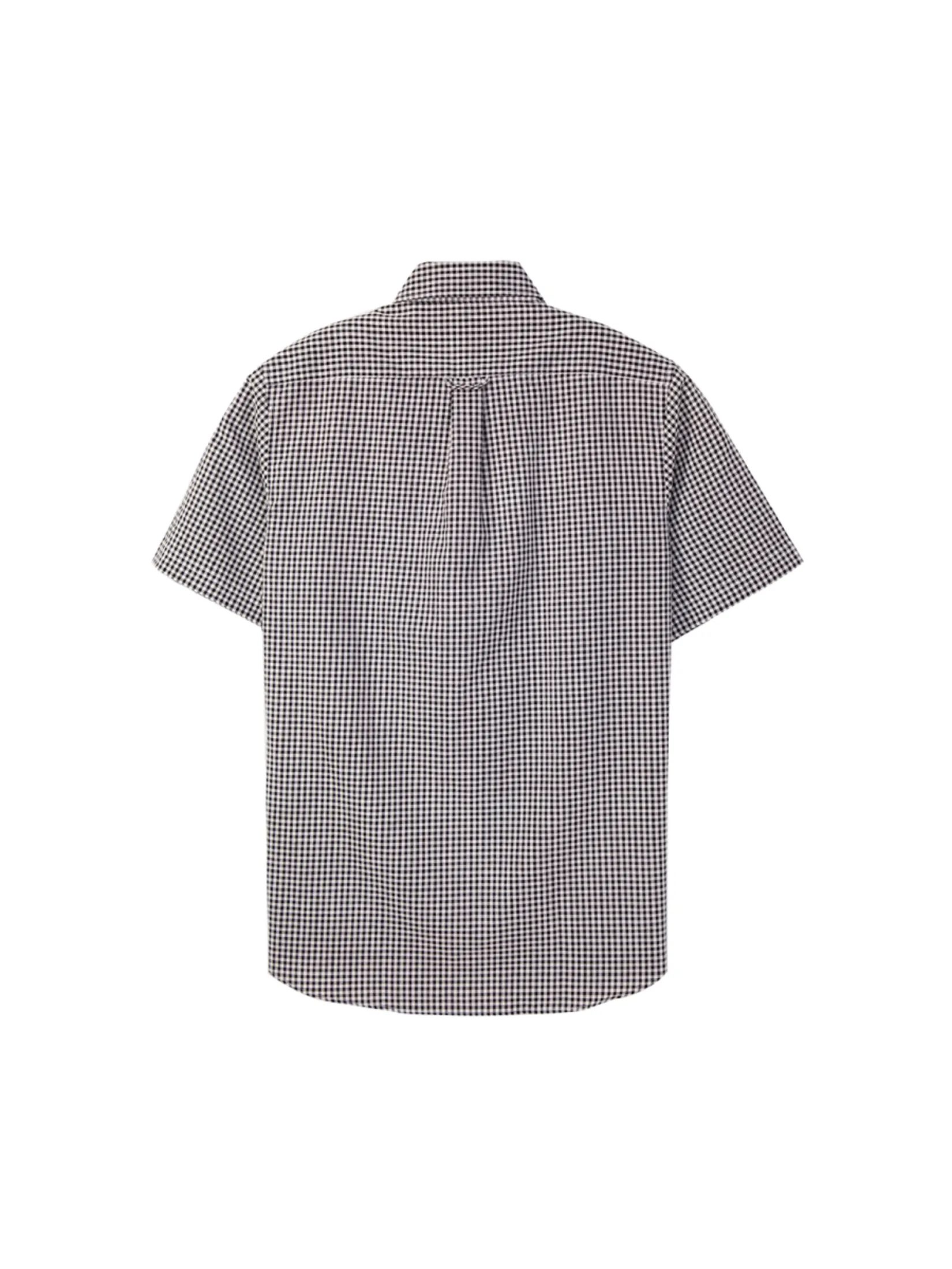 ELLE HOMME Men's short sleeved shirt W8B682 - White/Black ELLE HOMME Men's short sleeved shirt W8B682 - White/Black