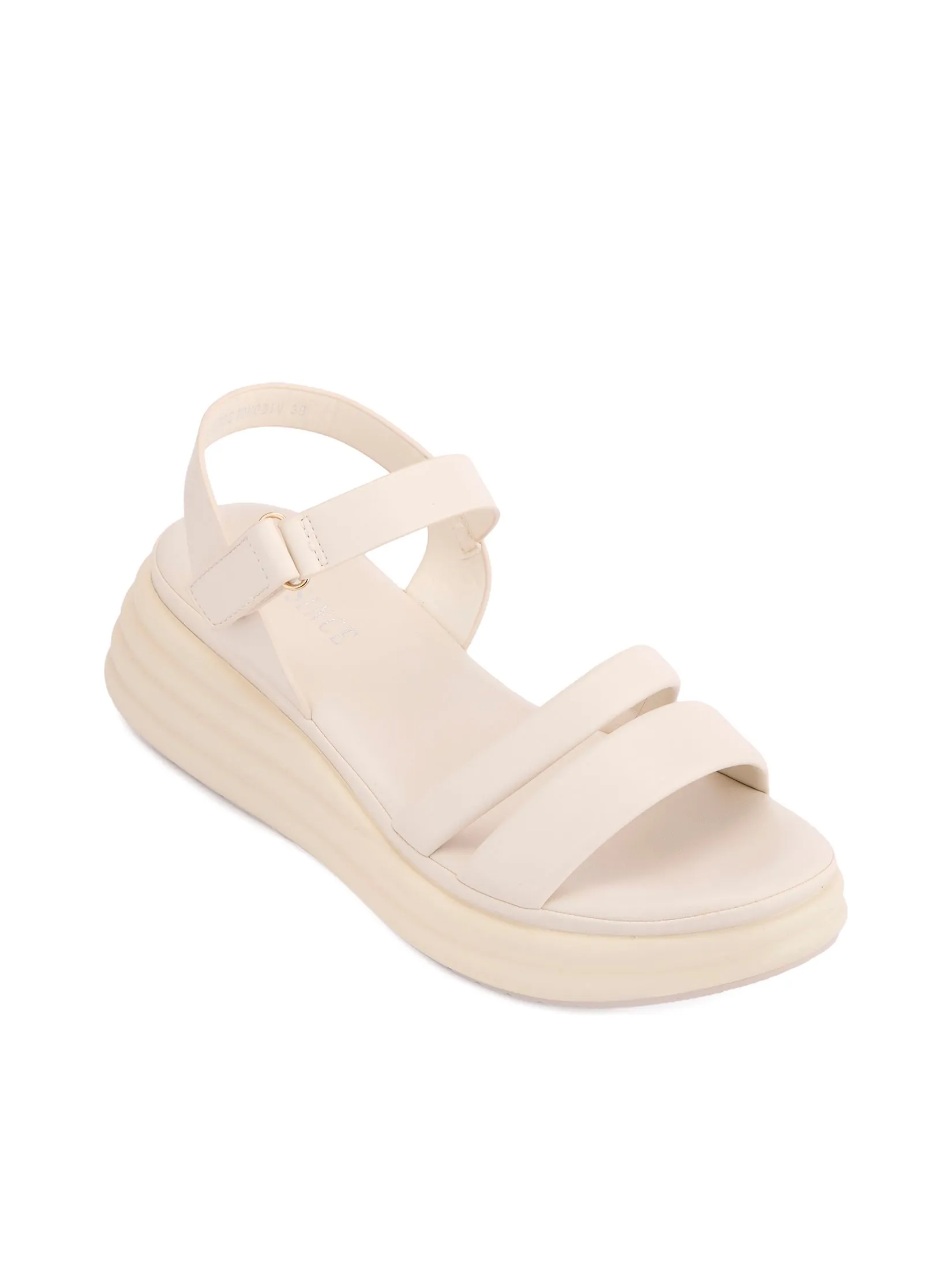 EVERSINCE Women Wedge Sandals Buckle Strap EVERSINCE Women Wedge Sandals Buckle Strap