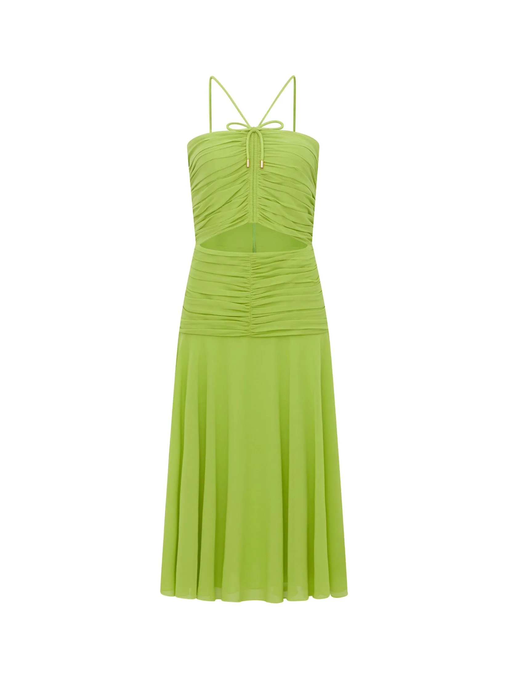 ASV (AW24)Tazanna Ruched Women Dress Green ASV (AW24)Tazanna Ruched Women Dress Green