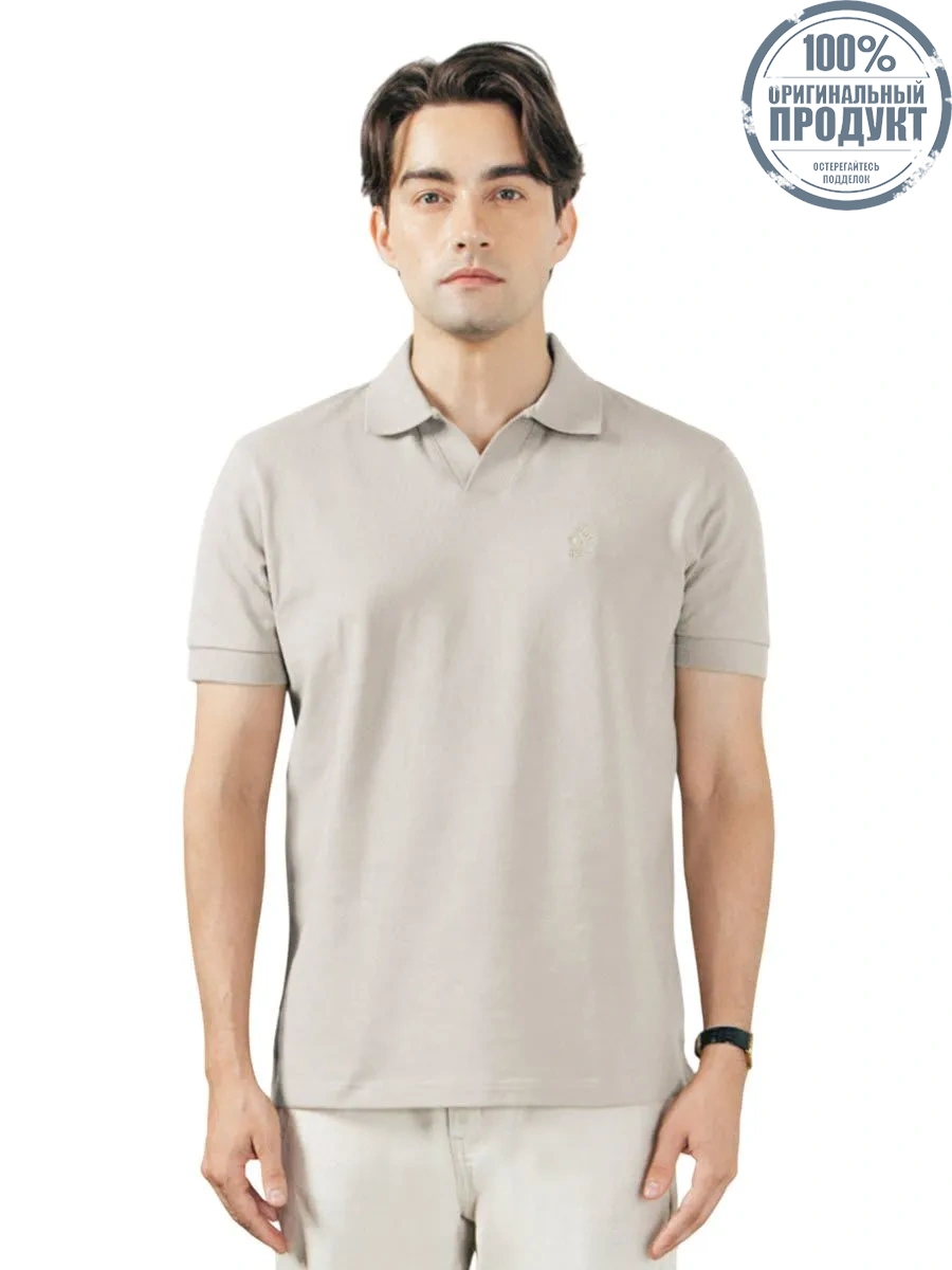 BEVERLY HILLS POLO CLUB Brown Men Polo Shirts Model BV2I002 BEVERLY HILLS POLO CLUB Brown Men Polo Shirts Model BV2I002
