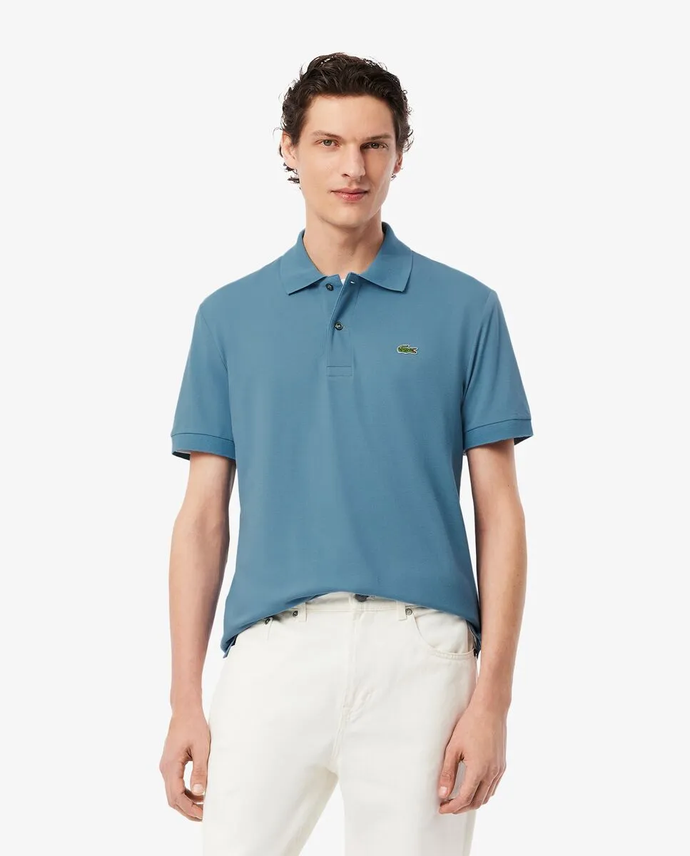 LACOSTE Classic Fit L.12.12 LIGHT Piqu  Polo Shirt Blue LACOSTE Classic Fit L.12.12 LIGHT Piqu  Polo Shirt Blue
