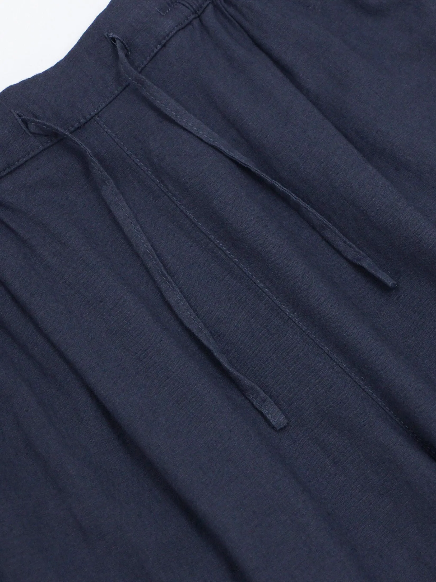 GIORDANO Women's Wide Leg Linen Viscose Pants Cyberspace navy GIORDANO Women's Wide Leg Linen Viscose Pants Cyberspace navy