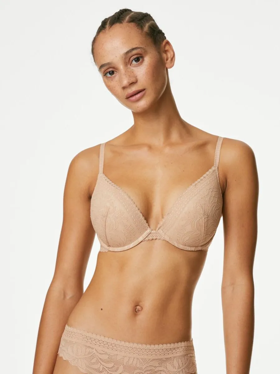 MARKS & SPENCER Women Bra Flexifit Lace Wired Push-Up MARKS & SPENCER Women Bra Flexifit Lace Wired Push-Up