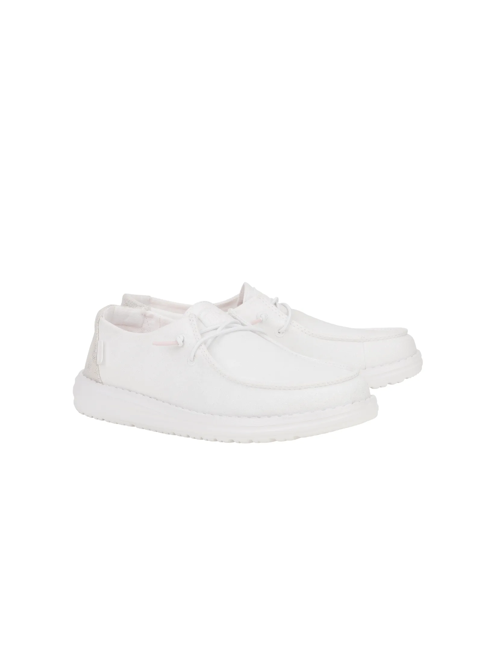 HEYDUDE WENDY METALLIC SPARKLE  - WHITE HEYDUDE WENDY METALLIC SPARKLE  - WHITE