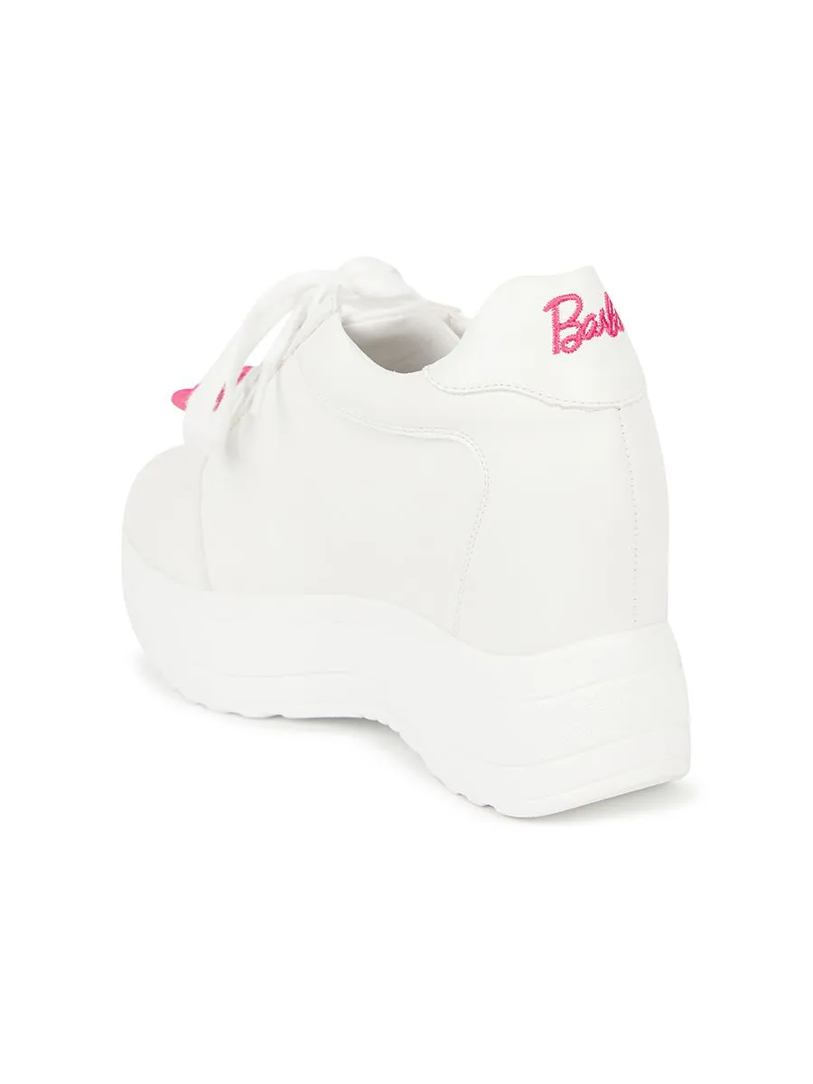 SHU WOMEN  X BARBIE SNEAKERS PLATFORM 4"  -WHITE SHU WOMEN  X BARBIE SNEAKERS PLATFORM 4"  -WHITE