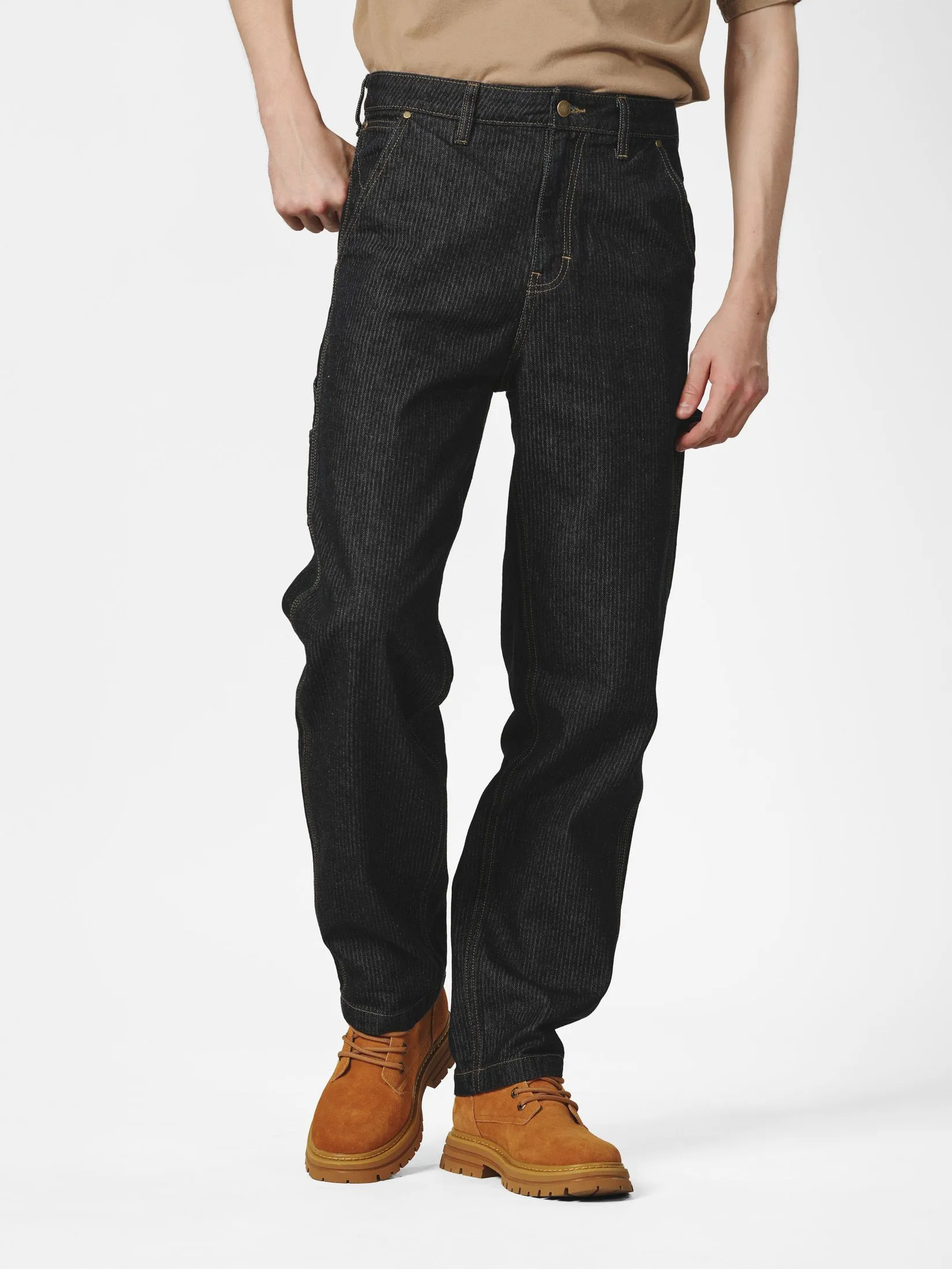 WRANGLER Men's Jeans Casey Jones Collection Mid Carpenter Fit Dark Indigo WRANGLER Men's Jeans Casey Jones Collection Mid Carpenter Fit Dark Indigo