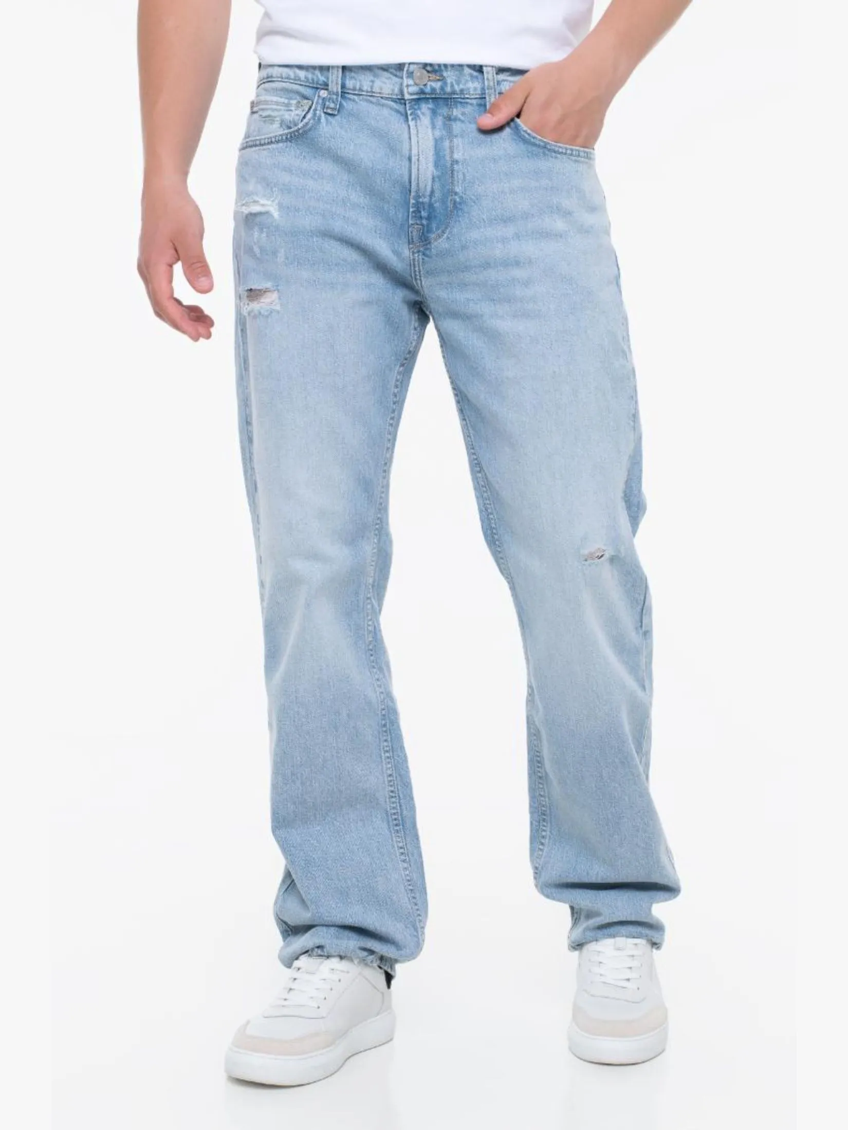 GUESS MEN Straight Jeans M5GAR7D4Z80 - Denim