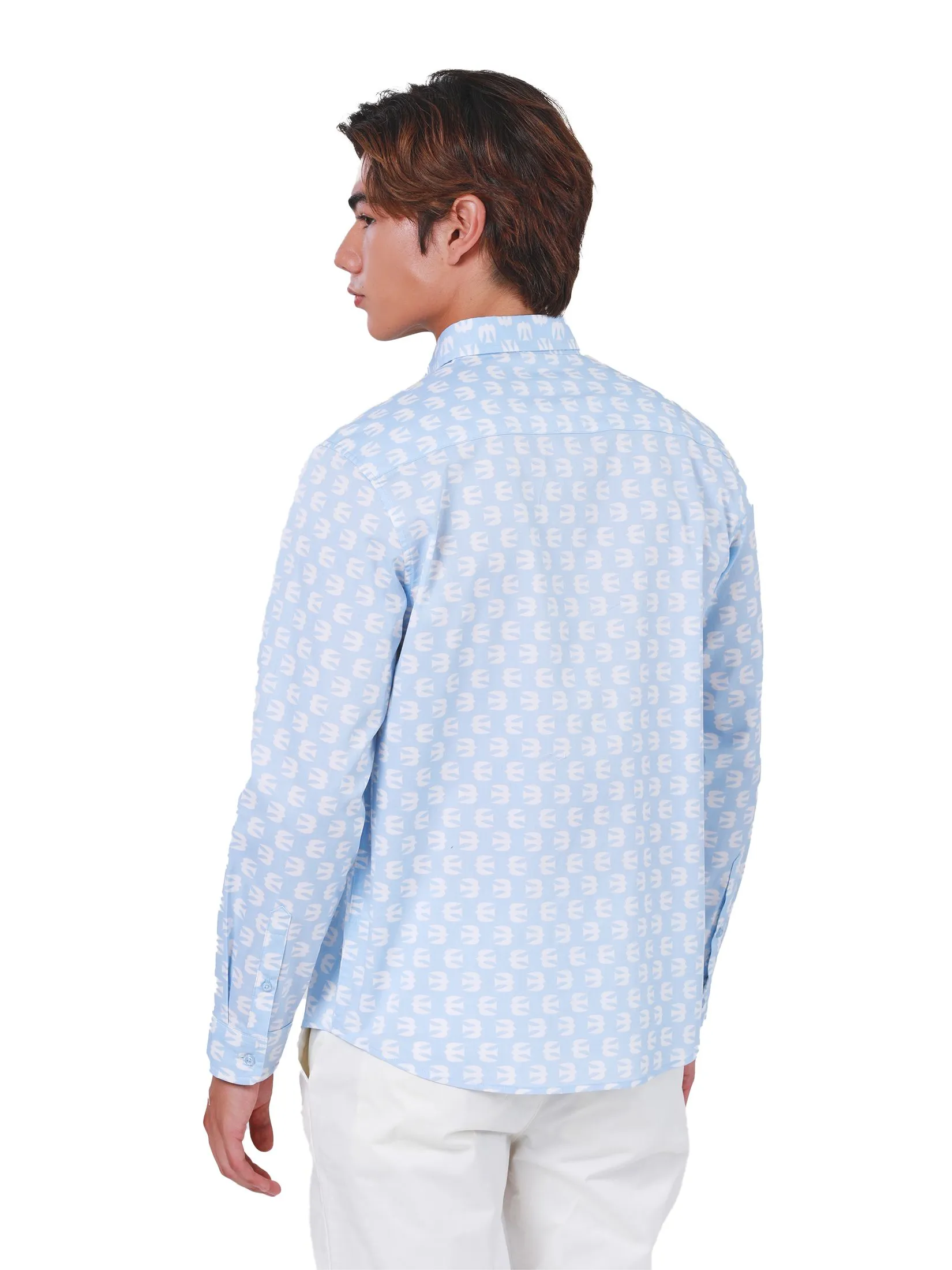 JOHN HENRY Men's Long Sleeves Shirts (Regular Fit) REJUVENATE VACATION Blue JOHN HENRY Men's Long Sleeves Shirts (Regular Fit) REJUVENATE VACATION Blue