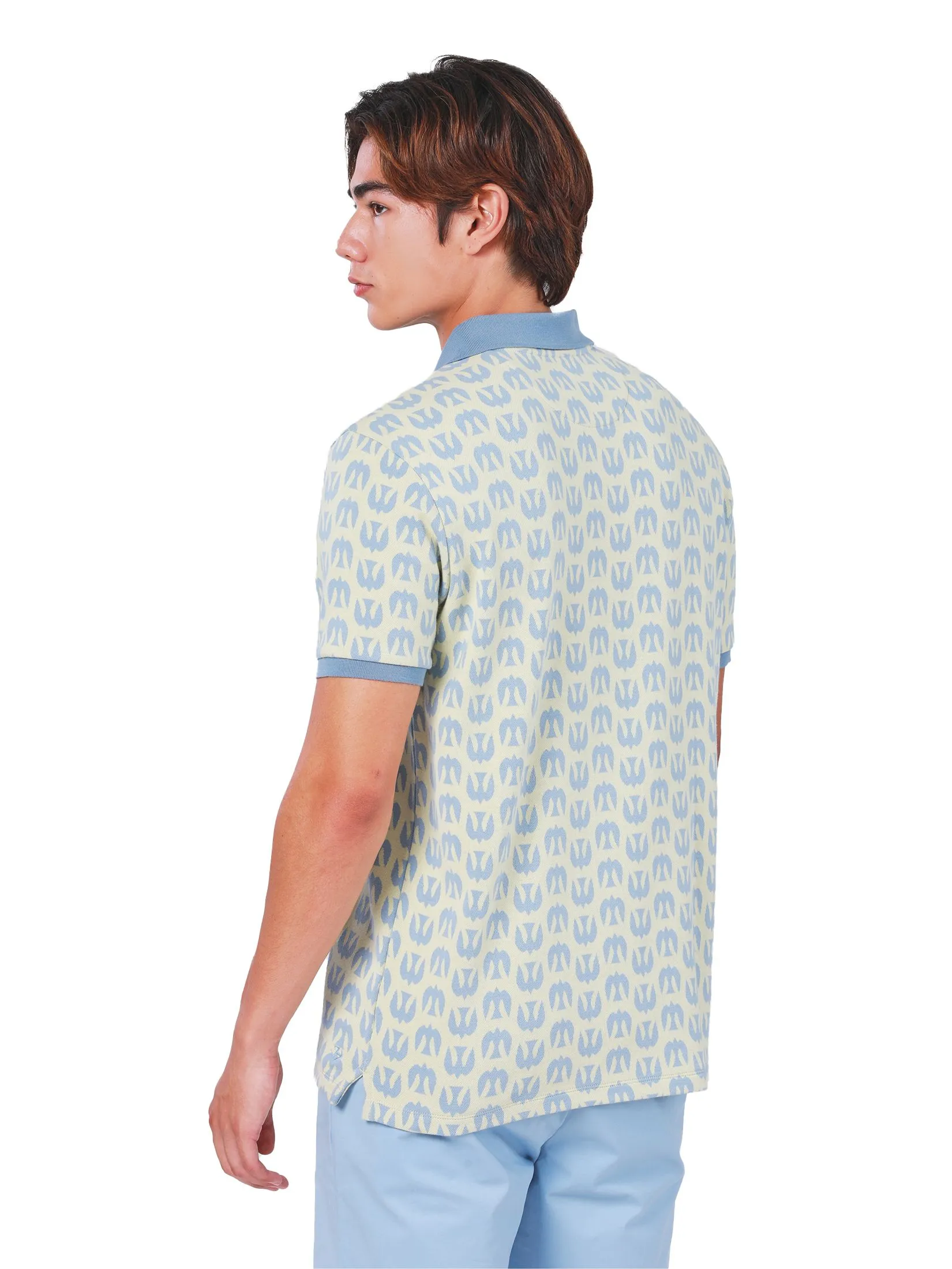 JOHN HENRY Men's Polo (Slim Fit) REJUVENATE VACATION Blue JOHN HENRY Men's Polo (Slim Fit) REJUVENATE VACATION Blue