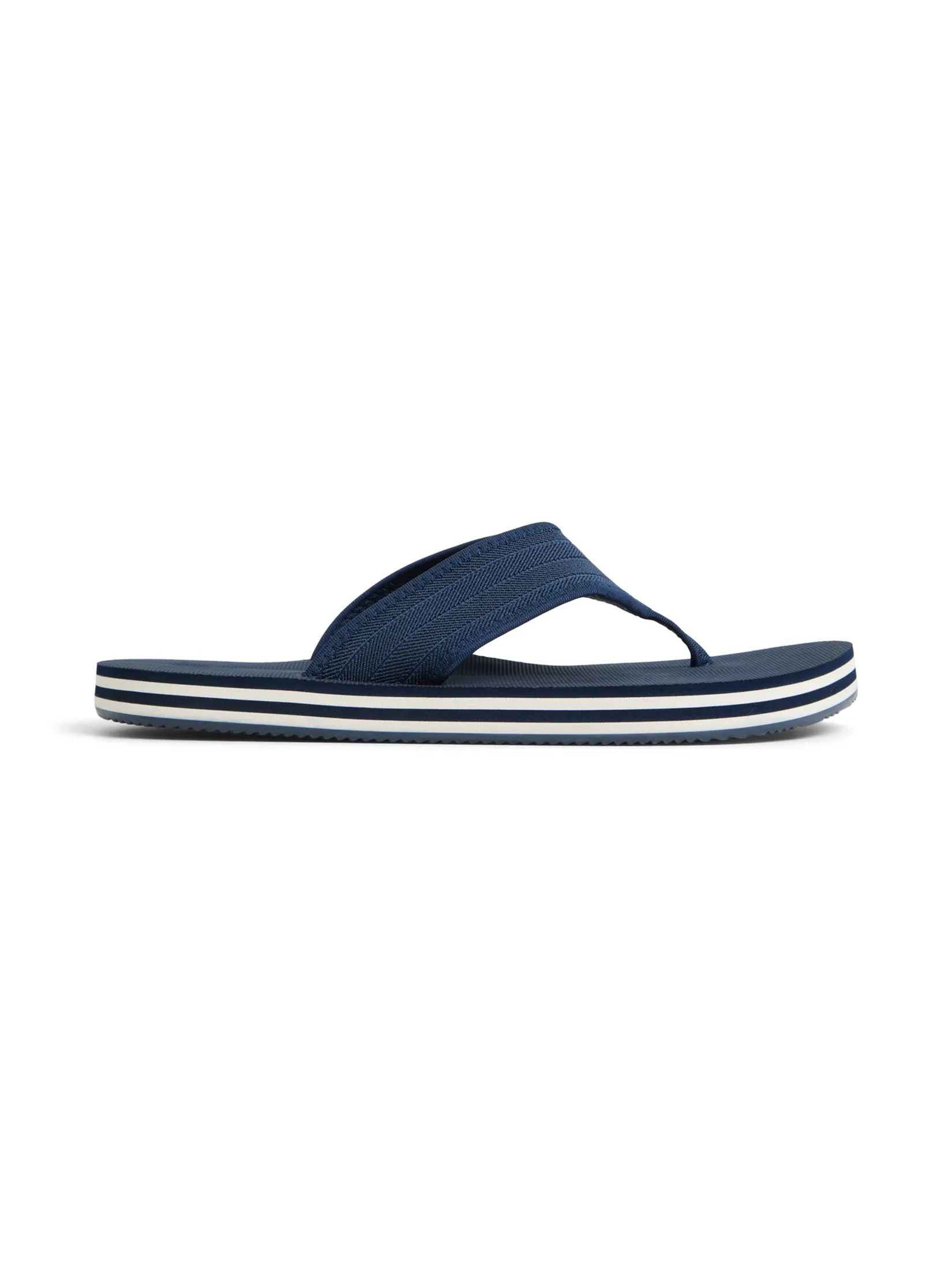 SPERRY MEN NAVY BEACON ELASTIC THONG SANDAL SPERRY MEN NAVY BEACON ELASTIC THONG SANDAL