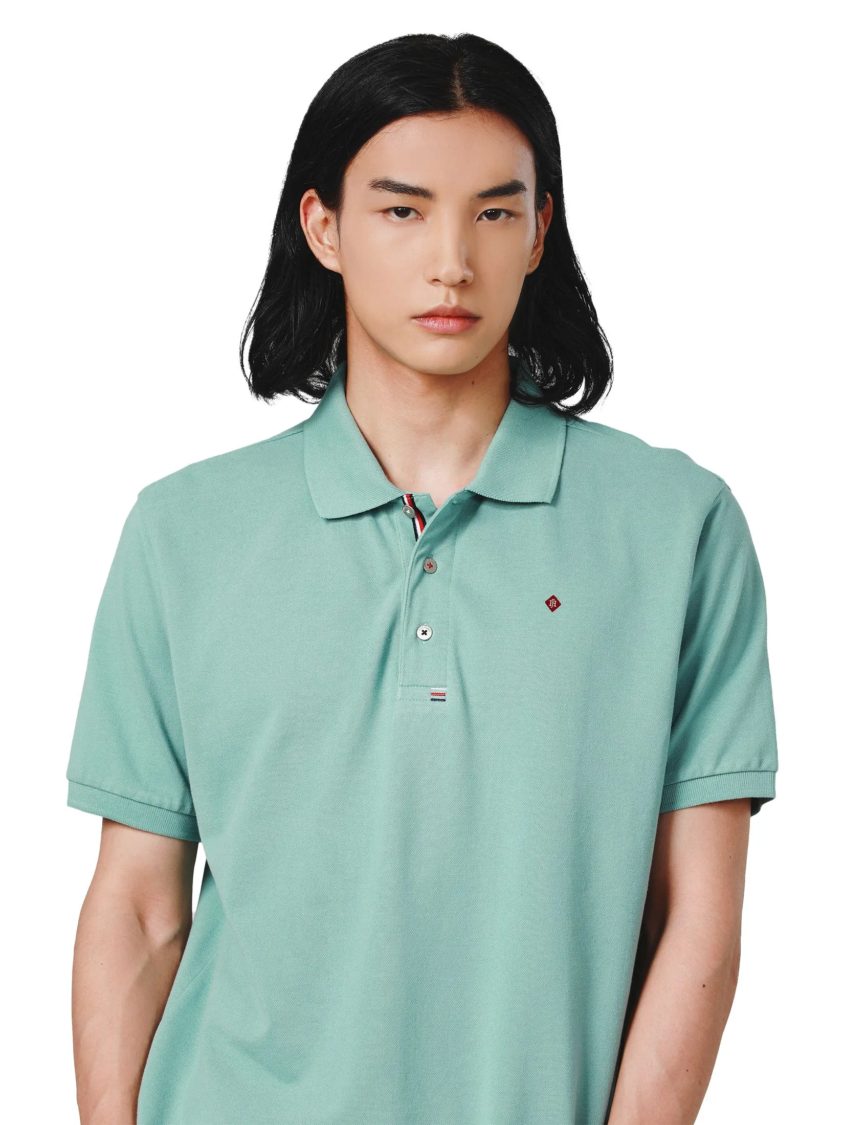JOHN HENRY Men's Polo (Slim Fit) ESSENTIALS Green JOHN HENRY Men's Polo (Slim Fit) ESSENTIALS Green