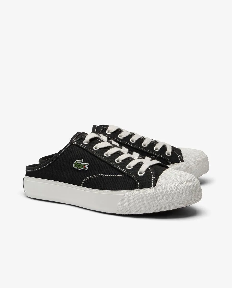 LACOSTE Women’s Backcourt Mules Black LACOSTE Women’s Backcourt Mules Black