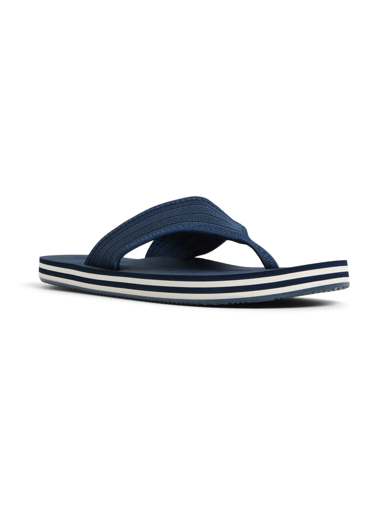 SPERRY MEN NAVY BEACON ELASTIC THONG SANDAL SPERRY MEN NAVY BEACON ELASTIC THONG SANDAL