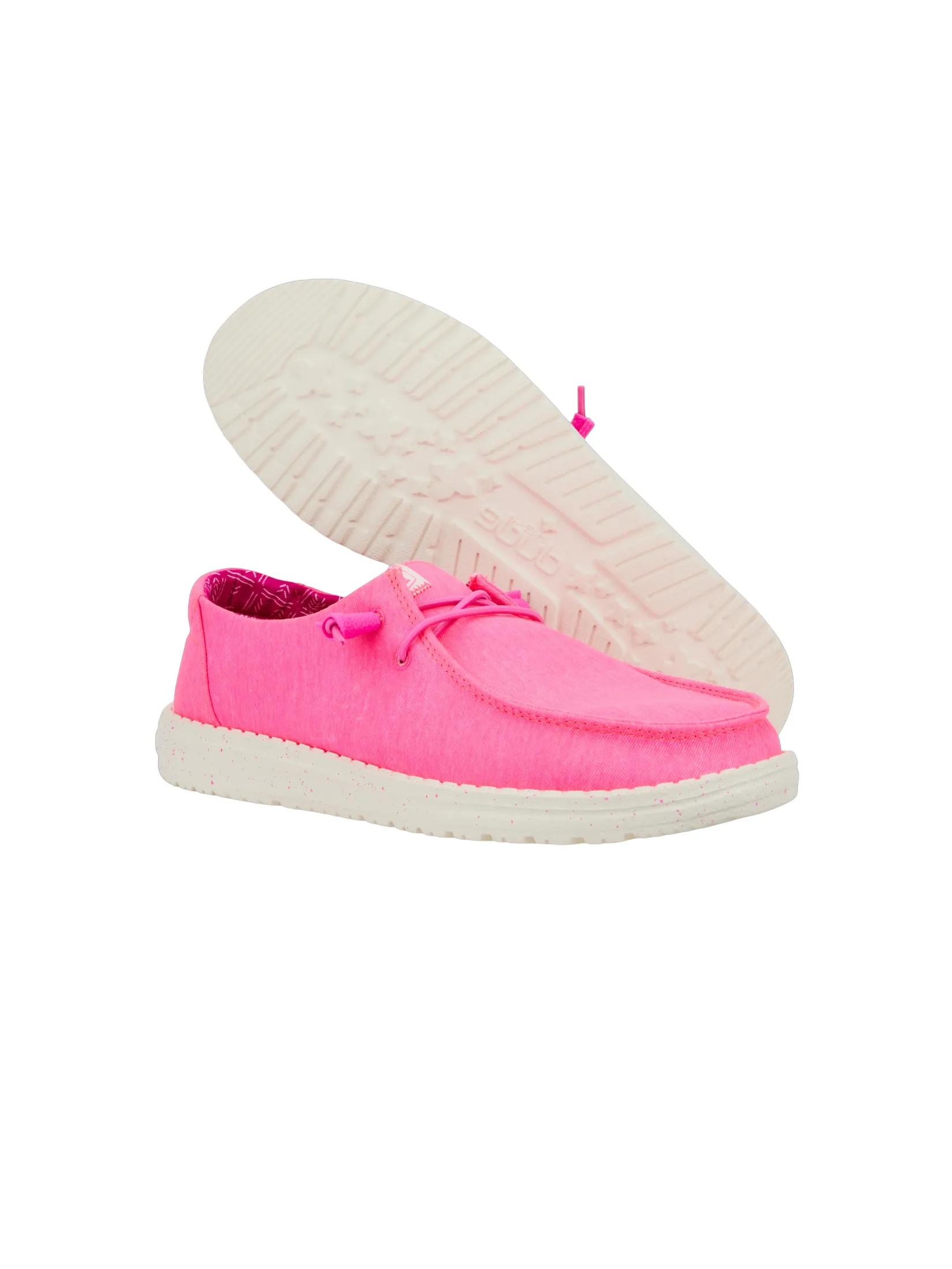 HEYDUDE WENDY STRETCH CANVAS  - NEON PINK HEYDUDE WENDY STRETCH CANVAS  - NEON PINK