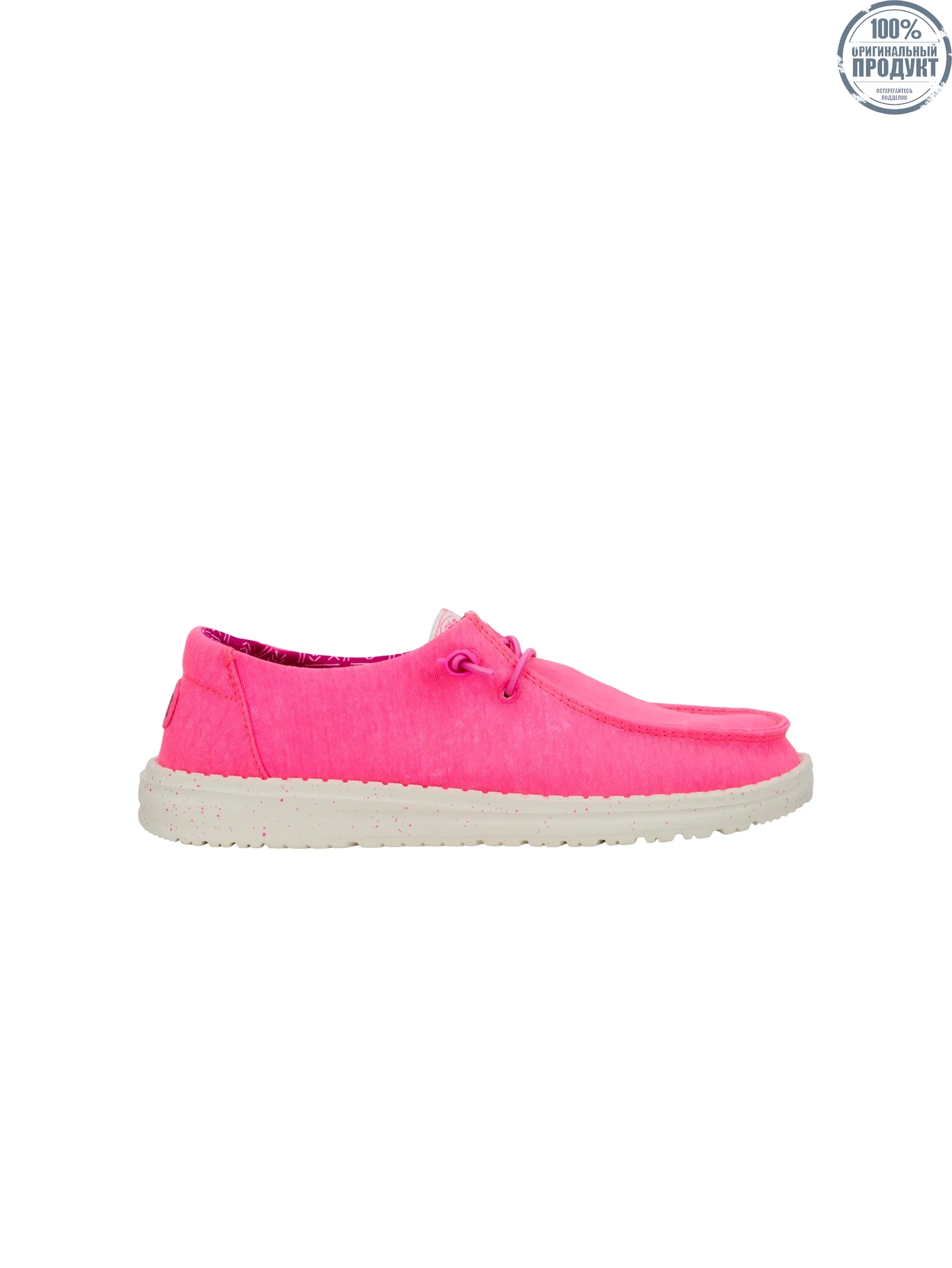 HEYDUDE WENDY STRETCH CANVAS  - NEON PINK HEYDUDE WENDY STRETCH CANVAS  - NEON PINK