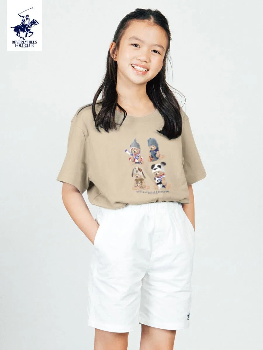 BEVERLY HILLS POLO CLUB Khaki T-Shirt Family SET Model BNSG108