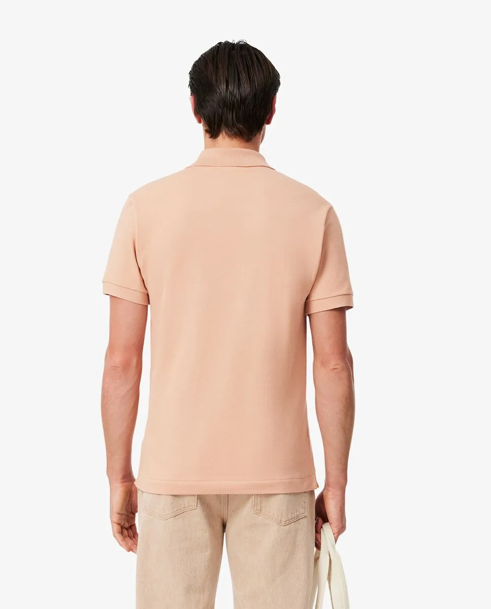 LACOSTE Classic Fit L.12.12 Original Piqu  Polo Shirt Beige LACOSTE Classic Fit L.12.12 Original Piqu  Polo Shirt Beige