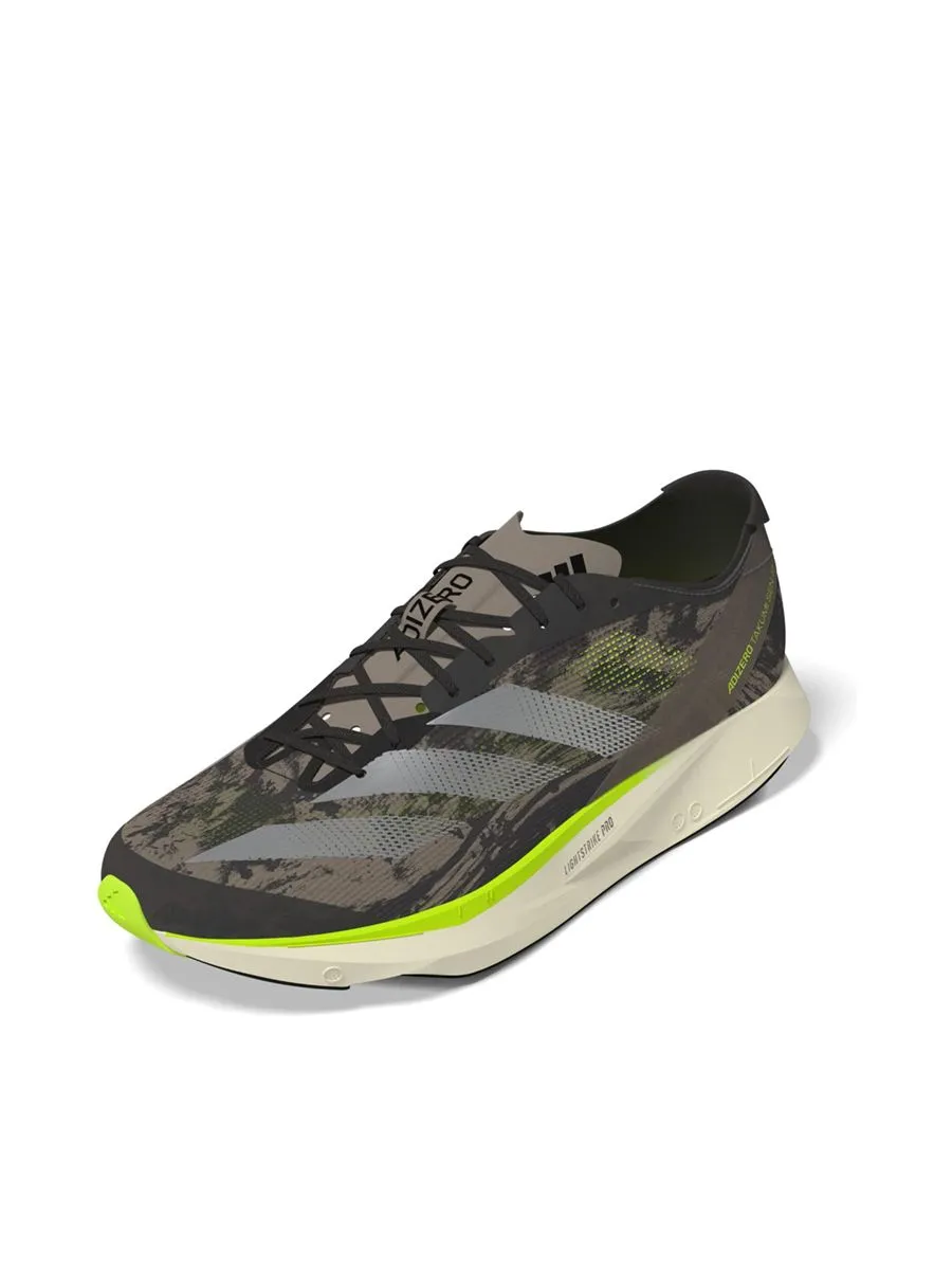 ADIDAS Men Running Shoes Adizero Takumi Sen 10 Charcoal / Silver Metallic / Chalky Brown ADIDAS Men Running Shoes Adizero Takumi Sen 10 Charcoal / Silver Metallic / Chalky Brown