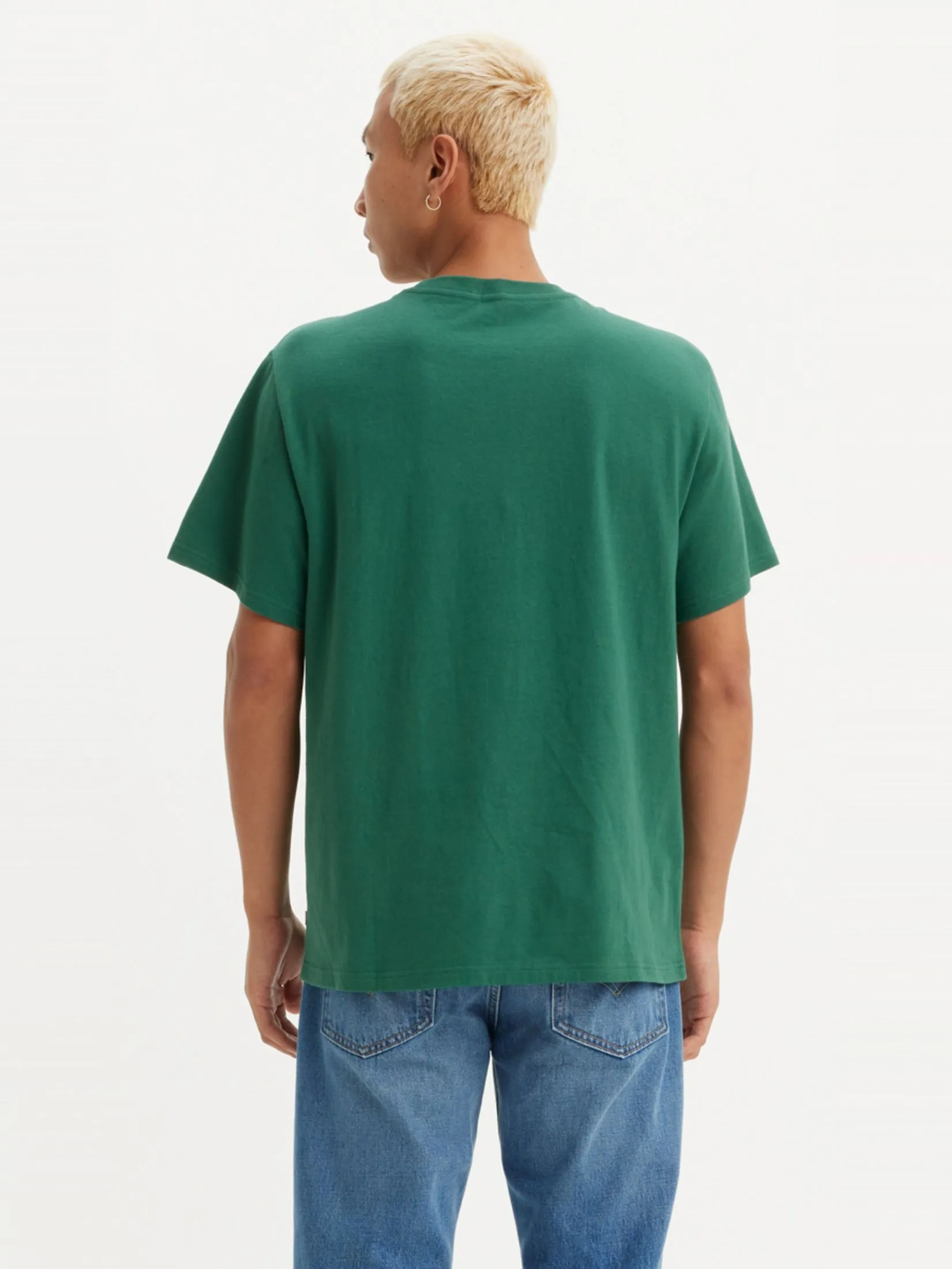 LEVI'S Men's Relaxed Fit Short-Sleeve Graphic T-Shirt Green LEVI'S Men's Relaxed Fit Short-Sleeve Graphic T-Shirt Green