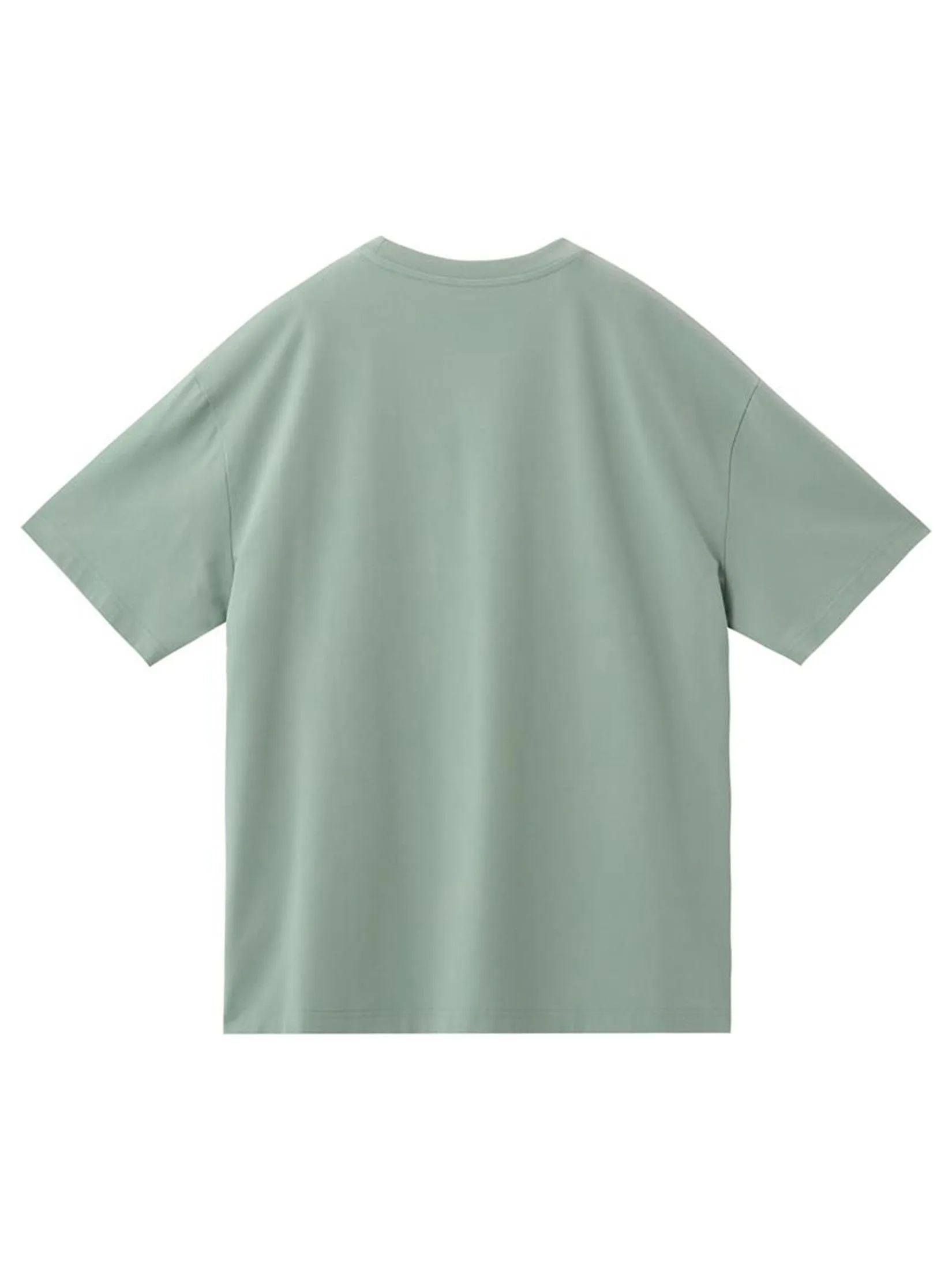 GIORDANO Men's Oversized Cool Pocket Tee Aqua Gray green GIORDANO Men's Oversized Cool Pocket Tee Aqua Gray green