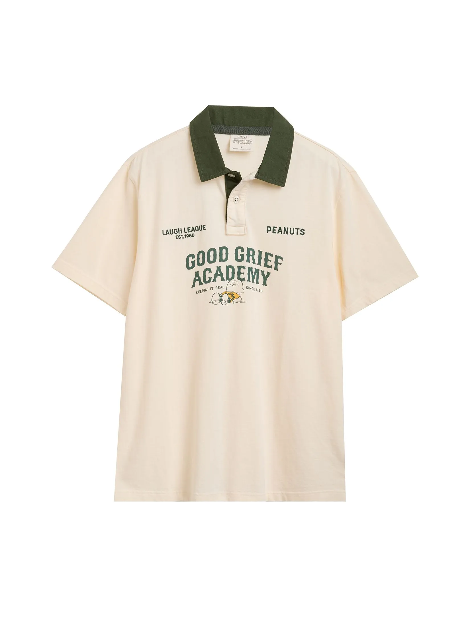 DEFRY 01 Men Polo Short Sleeves Snoopy 2505EPLM055 DEFRY 01 Men Polo Short Sleeves Snoopy 2505EPLM055