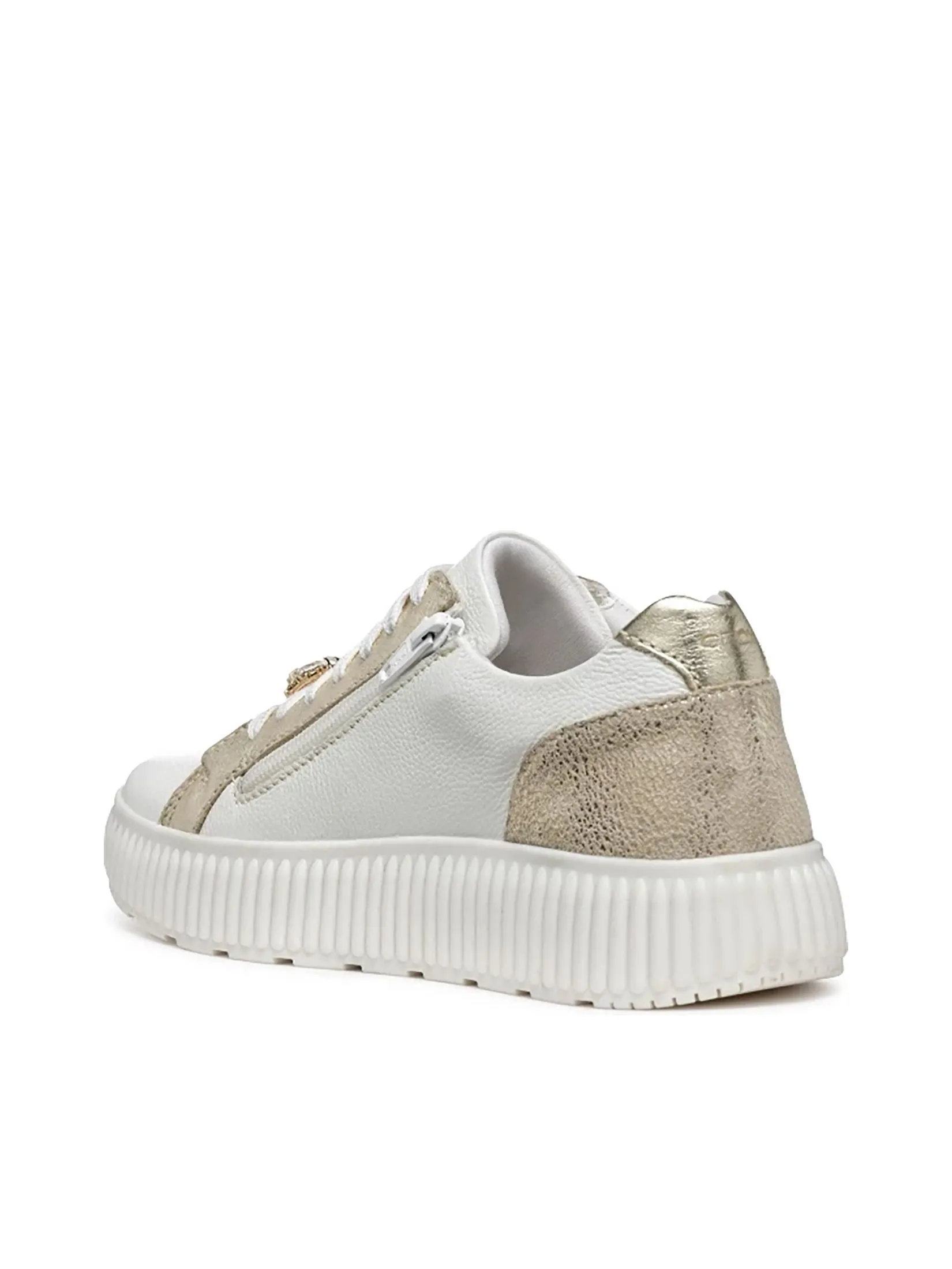 GEOX Women Sneakers D Graisy White/Light Taupe GEOX Women Sneakers D Graisy White/Light Taupe