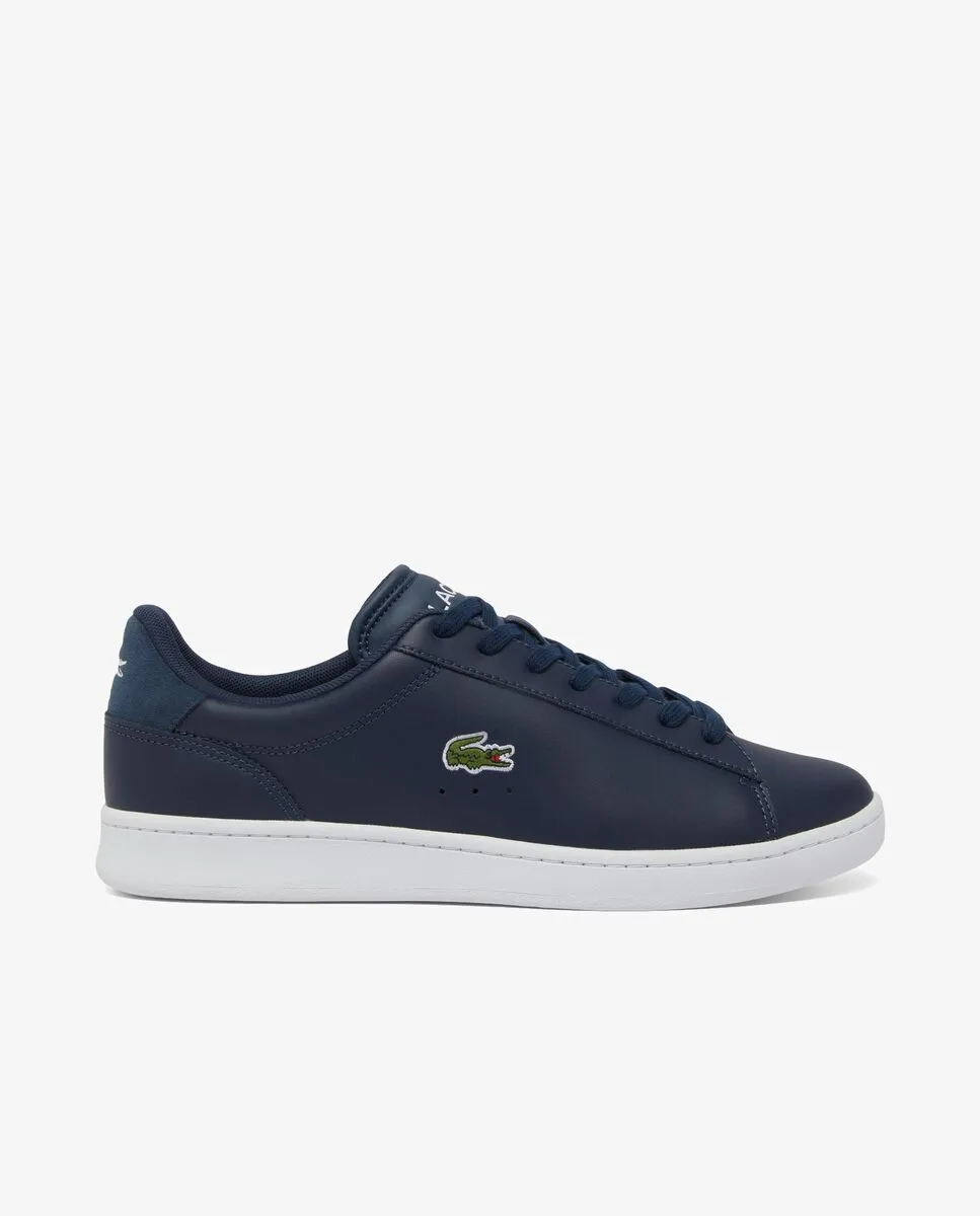 LACOSTE Men’s Carnaby Set Leather Sneakers Blue LACOSTE Men’s Carnaby Set Leather Sneakers Blue
