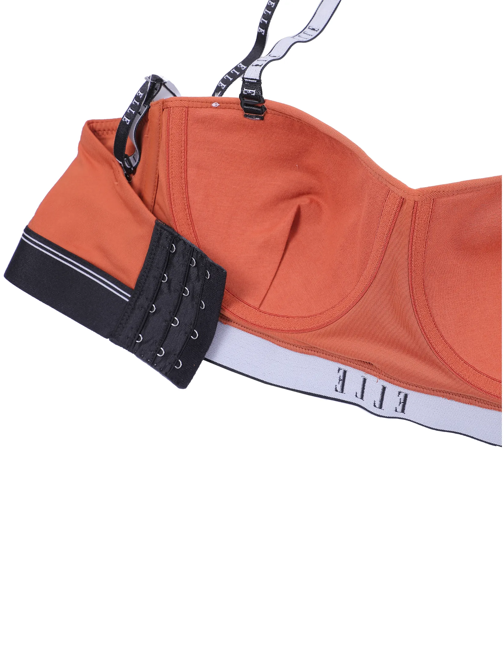 ELLE LINGERIE Women's Wireless bra with mould Pad LB8767 - Orange ELLE LINGERIE Women's Wireless bra with mould Pad LB8767 - Orange