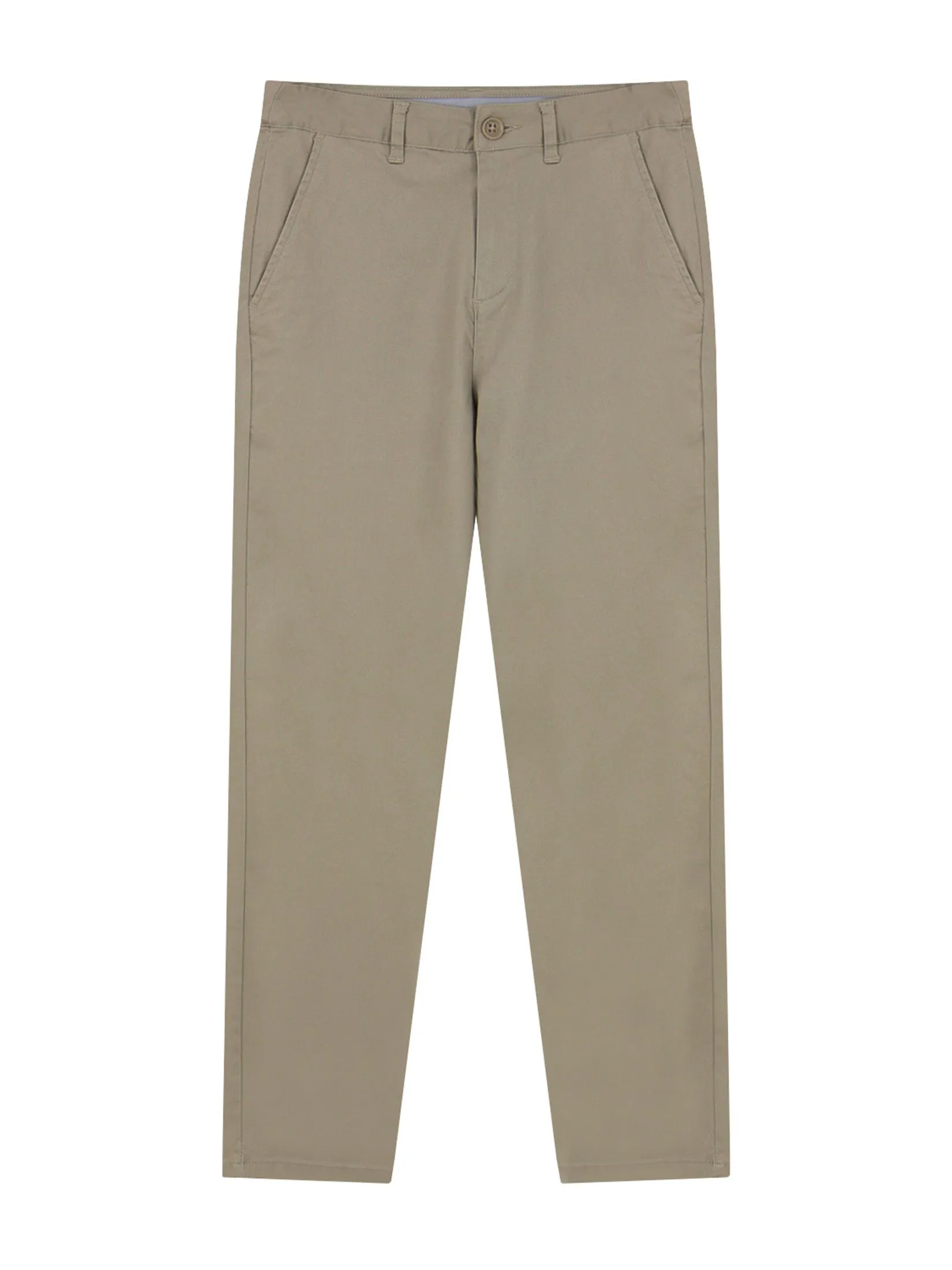 GIORDANO Women's Regular Khaki Pants (180° Elastic Waist) Woodsmoke khaki GIORDANO Women's Regular Khaki Pants (180° Elastic Waist) Woodsmoke khaki