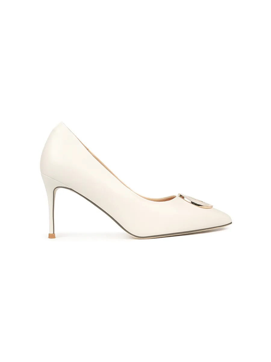 SHU WOMEN  X PATINYA CELEB HEELS 3.5  PUMP - WHITE SHU WOMEN  X PATINYA CELEB HEELS 3.5  PUMP - WHITE