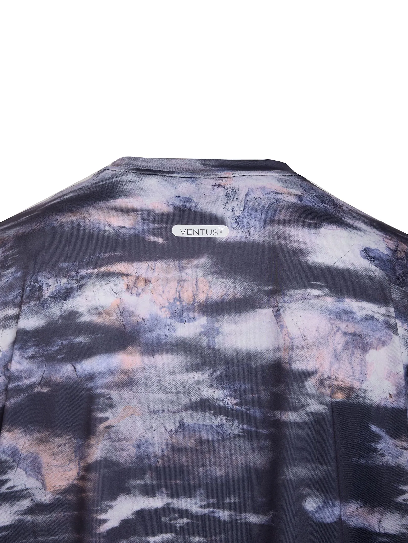 EA7 Men T-Shirt Short Sleeves SS25 Fancy Black Multicolor EA7 Men T-Shirt Short Sleeves SS25 Fancy Black Multicolor