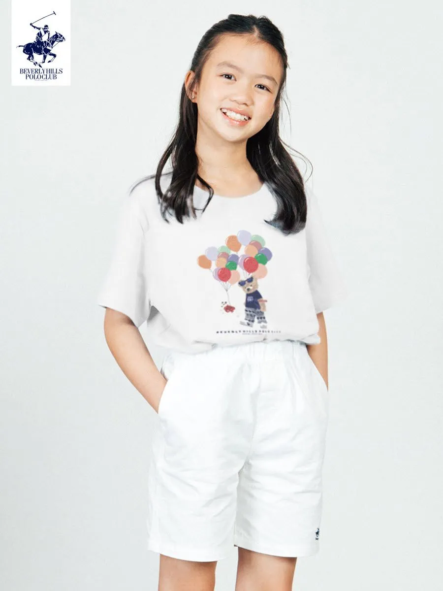 BEVERLY HILLS POLO CLUB White T-Shirt Family SET Model BNSG106