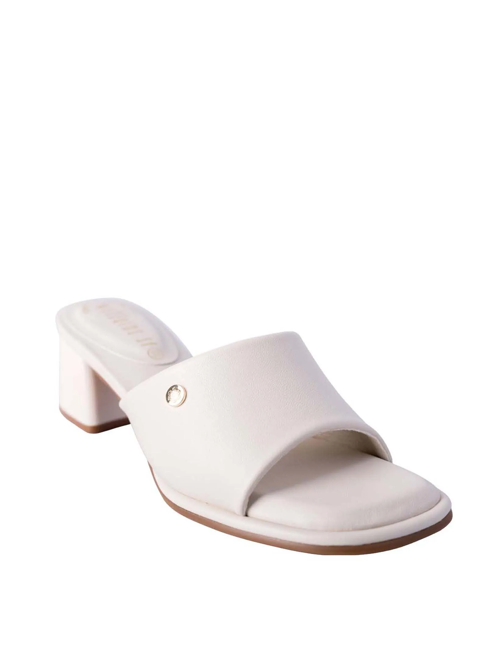 VILLAINS SF BEGONIA Women's Comfort Heeled Sandals WHITE VILLAINS SF BEGONIA Women's Comfort Heeled Sandals WHITE