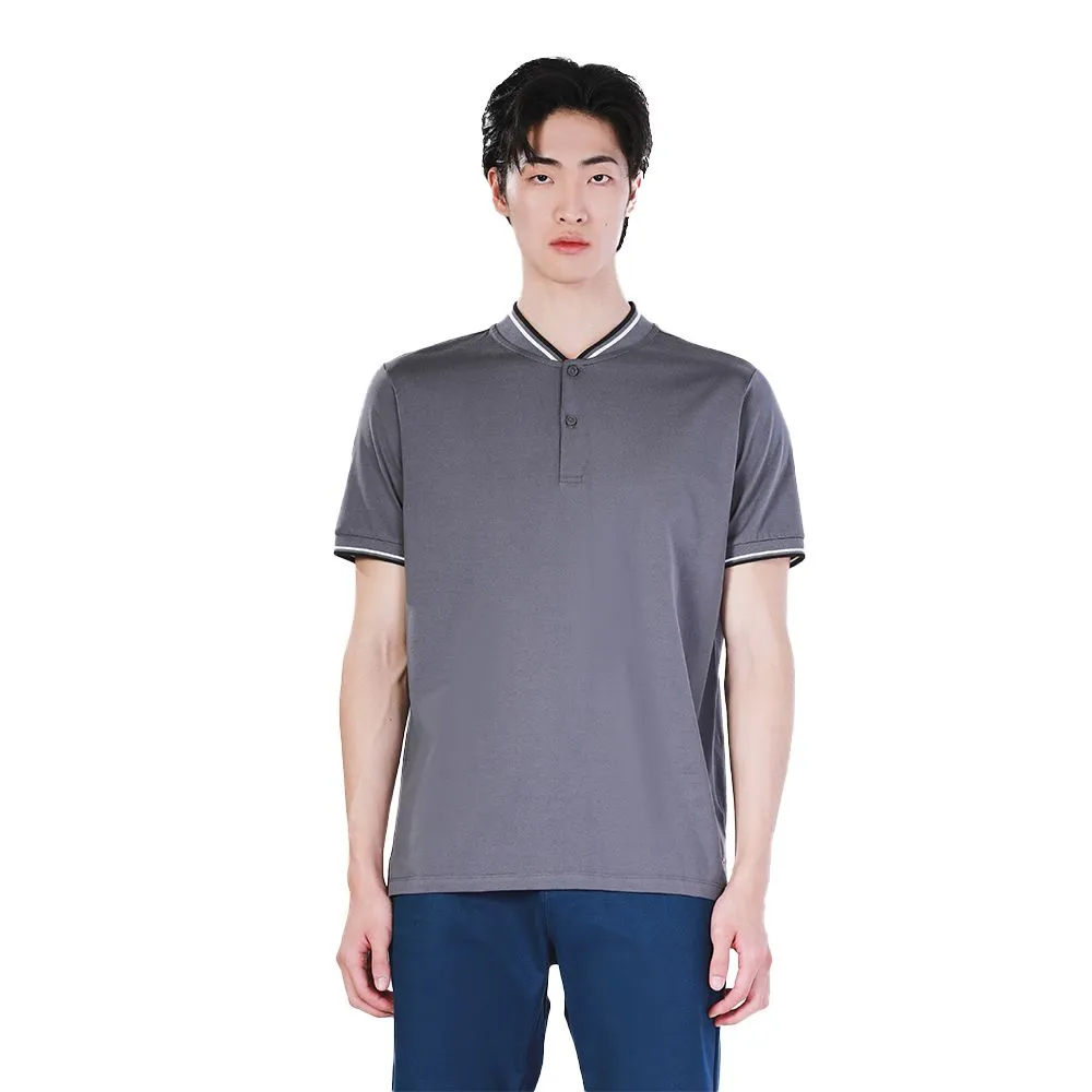JOHN HENRY Men's Polo (Slim Fit) ESSENTIALS Dark Grey JOHN HENRY Men's Polo (Slim Fit) ESSENTIALS Dark Grey