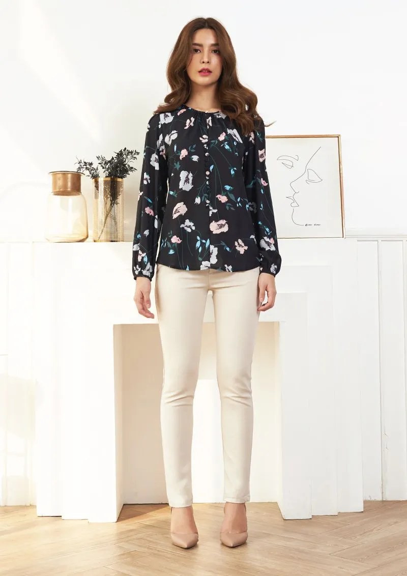 Lady Plus Ivory Long Pants L-6085PL-IV Lady Plus Ivory Long Pants L-6085PL-IV