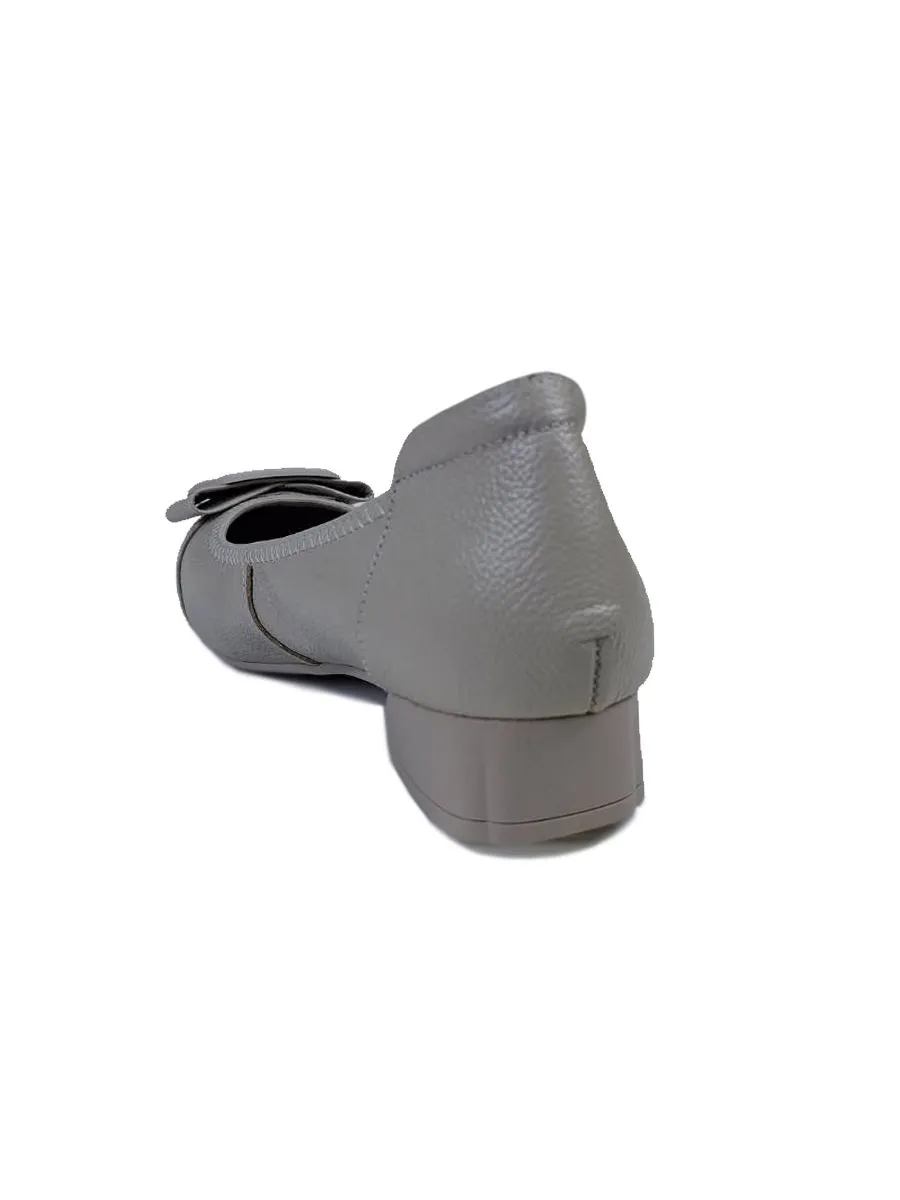 THAMES Women Shoes Casual Mid Heels Gray THAMES Women Shoes Casual Mid Heels Gray