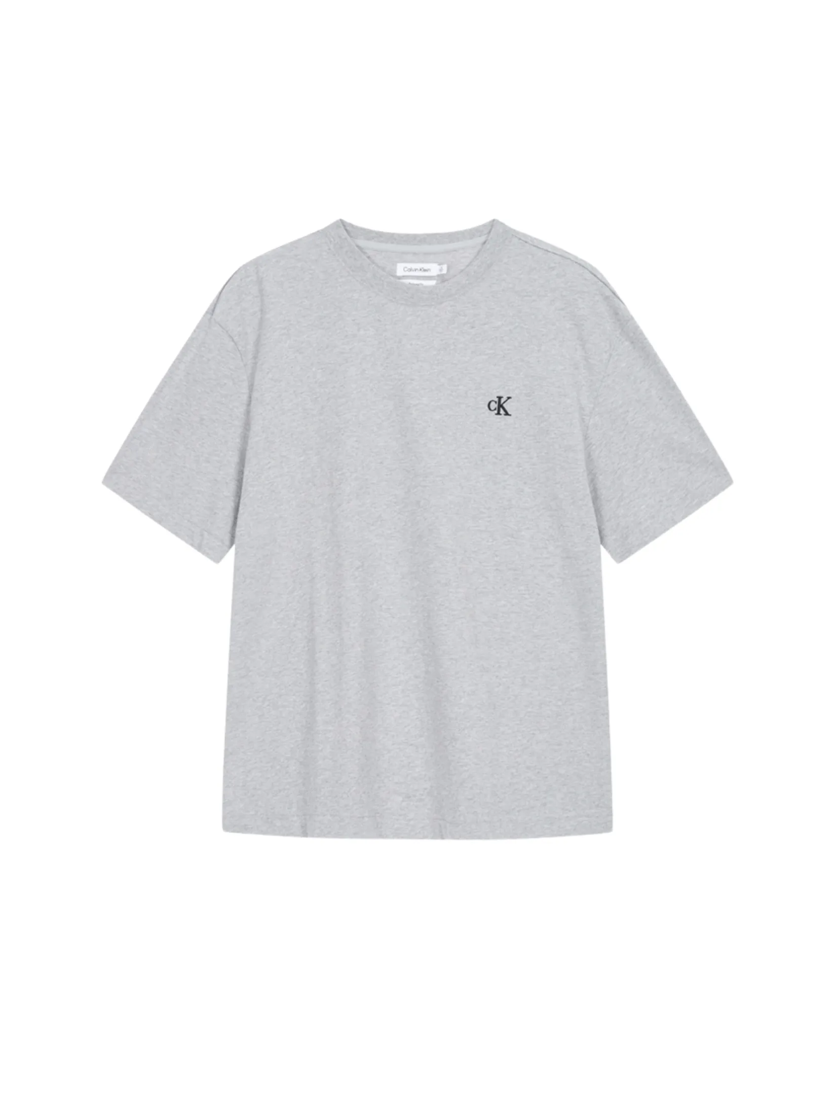 CALVIN KLEIN Men Archive Logo Tops Tees Relaxed - Grey CALVIN KLEIN Men Archive Logo Tops Tees Relaxed - Grey