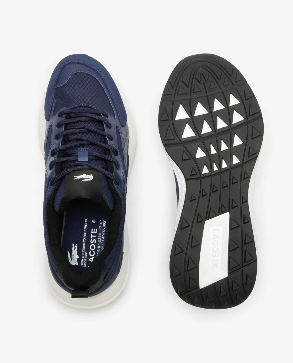 LACOSTE Navy Men’s L003 Evo Trainers LACOSTE Navy Men’s L003 Evo Trainers