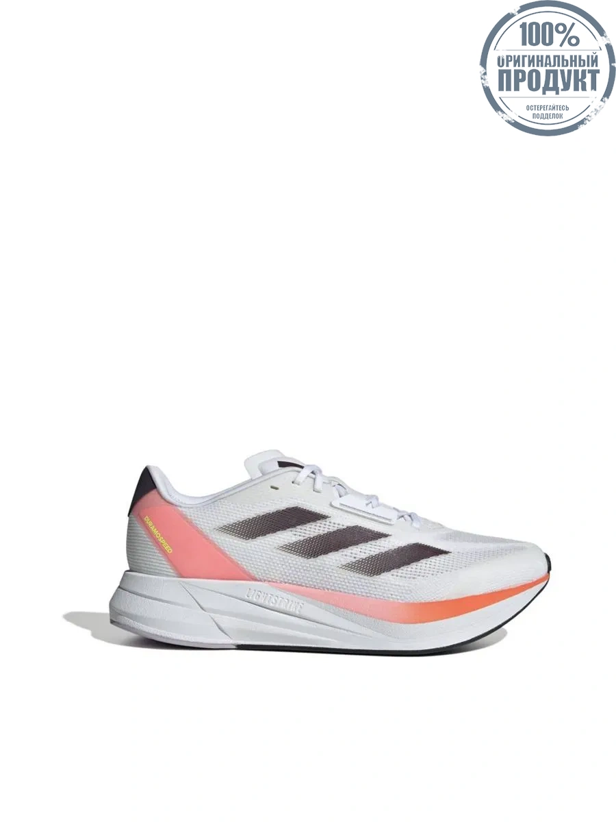 ADIDAS Men Running Shoes Duramo Speed Cloud White / Aurora Met. / Solar Red ADIDAS Men Running Shoes Duramo Speed Cloud White / Aurora Met. / Solar Red