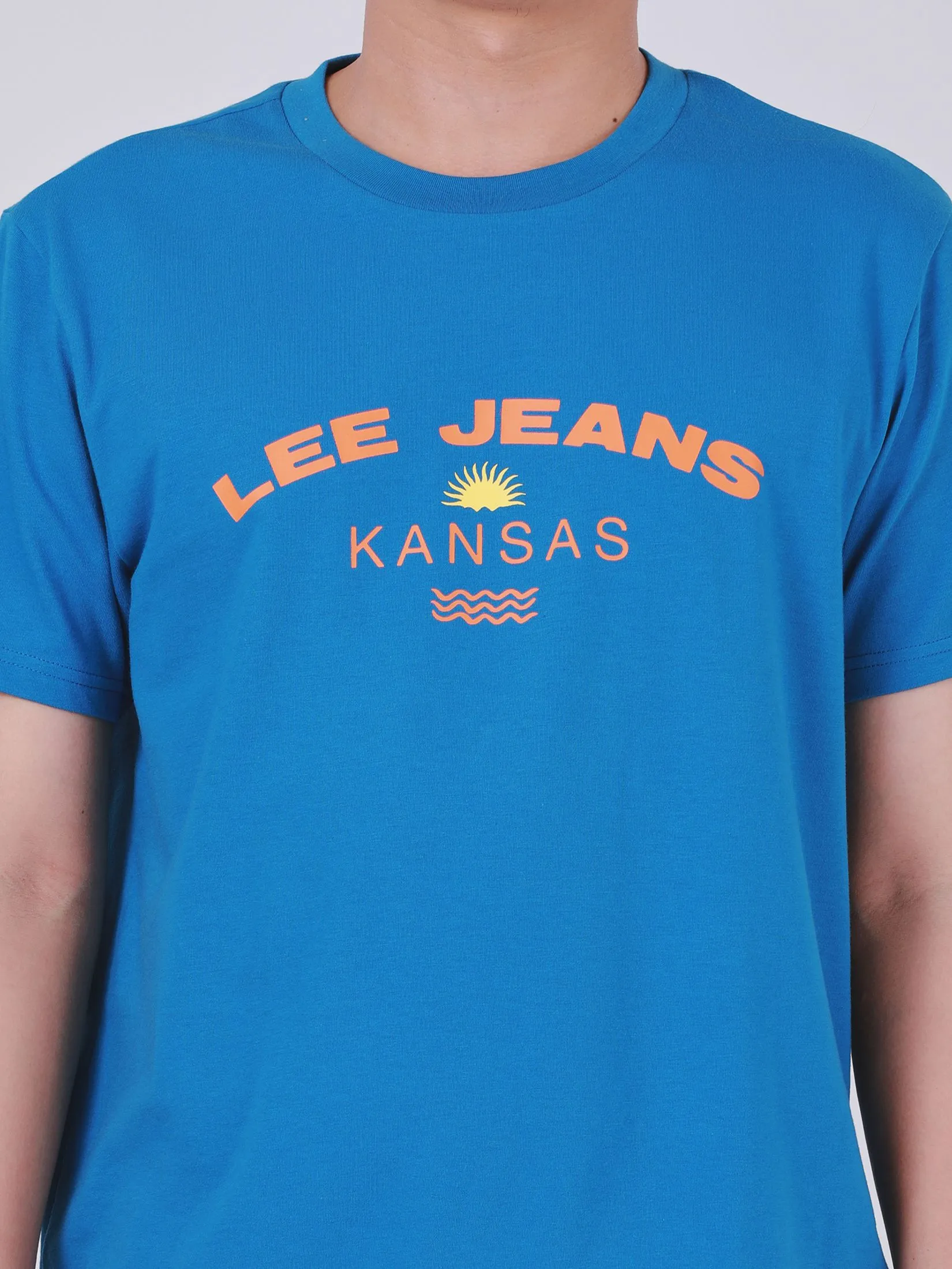 LEE Men's Tee Short Sleeve Regular Fit Blue LEE Men's Tee Short Sleeve Regular Fit Blue