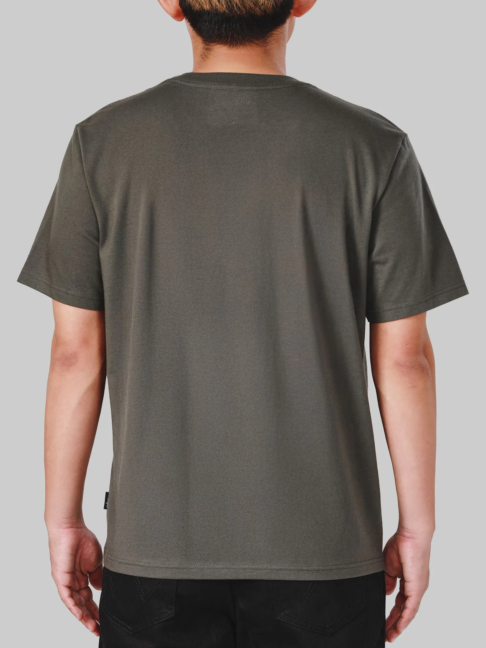 WRANGLER Men's Tee Short Sleeve Regular Fit Olive Green WRANGLER Men's Tee Short Sleeve Regular Fit Olive Green