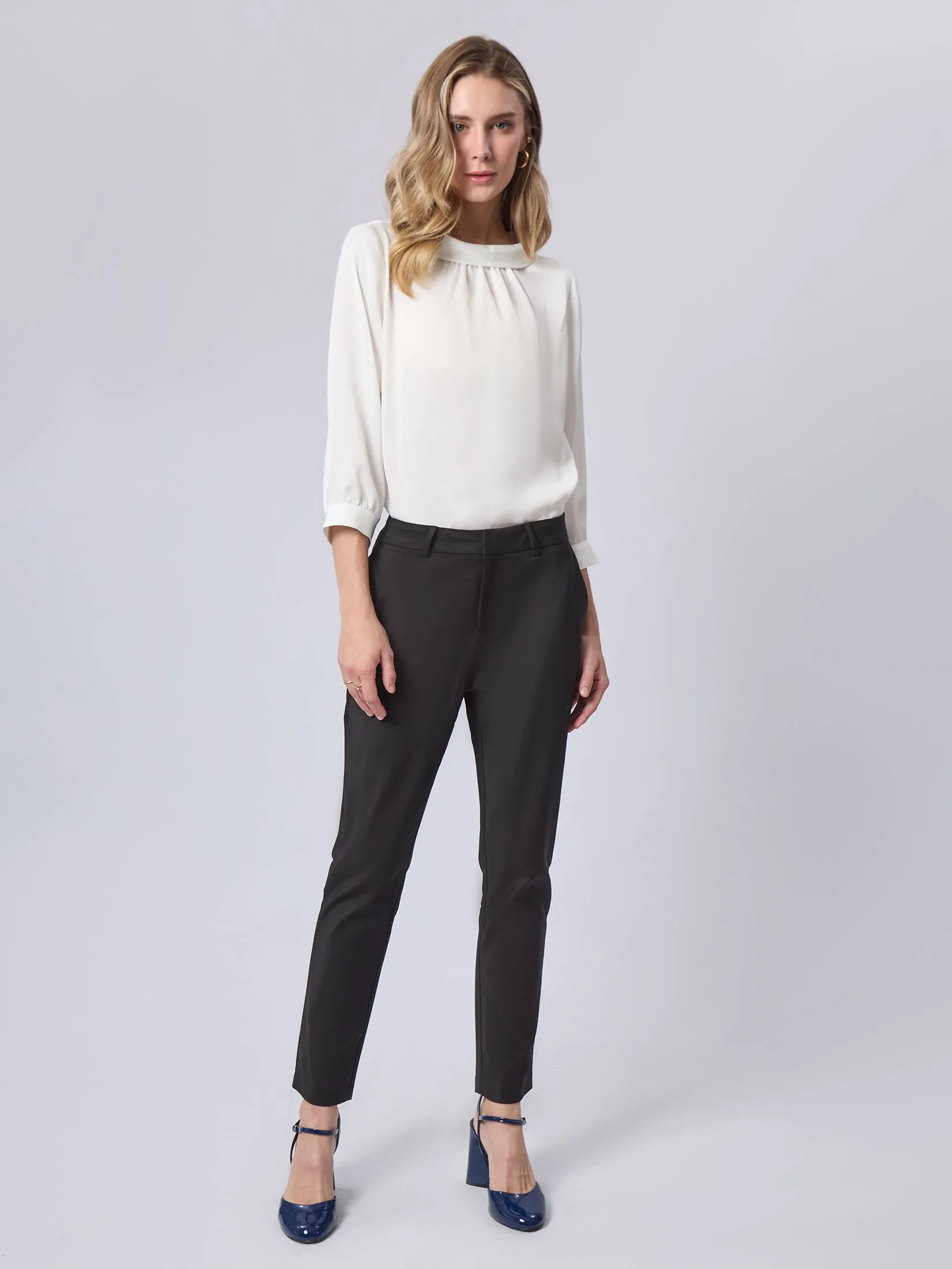 ESPADA Skinny Trousers Women Black ESPADA Skinny Trousers Women Black