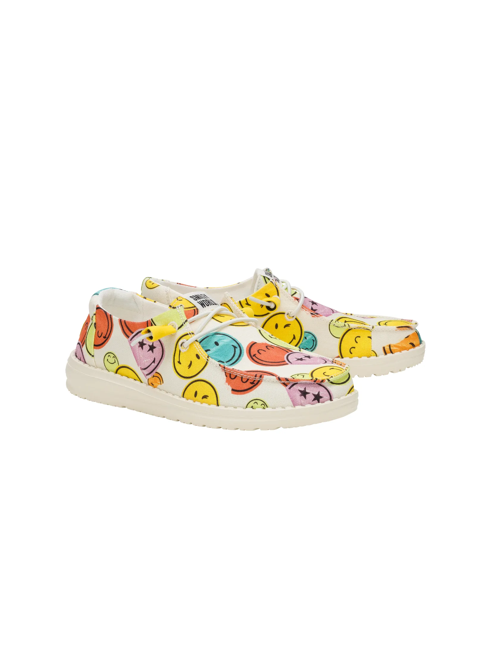 HEYDUDE WENDY SMILEY - CREAM/MULTI HEYDUDE WENDY SMILEY - CREAM/MULTI