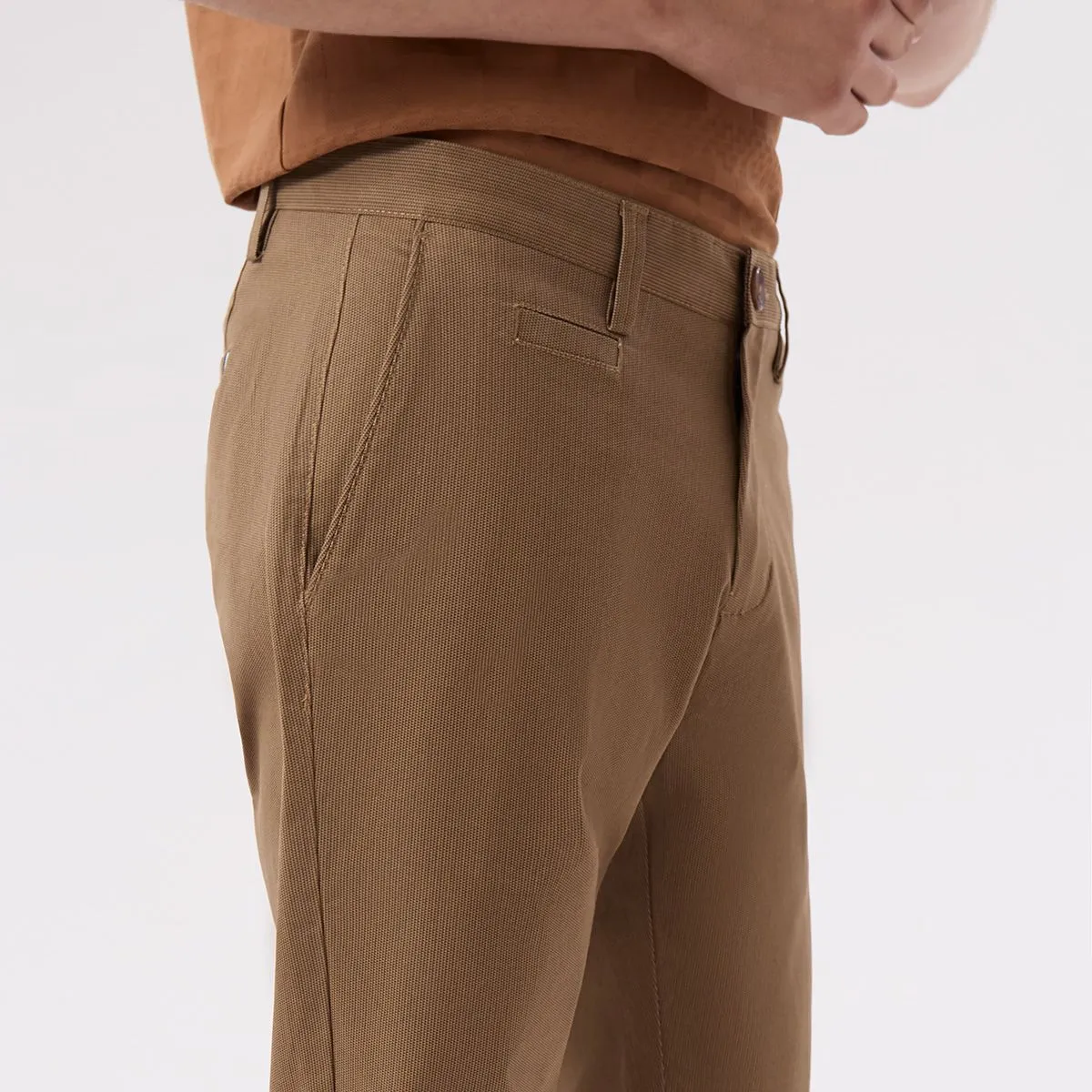 LTD Slim Fit Chino Pants Men Dark Brown LTD Slim Fit Chino Pants Men Dark Brown