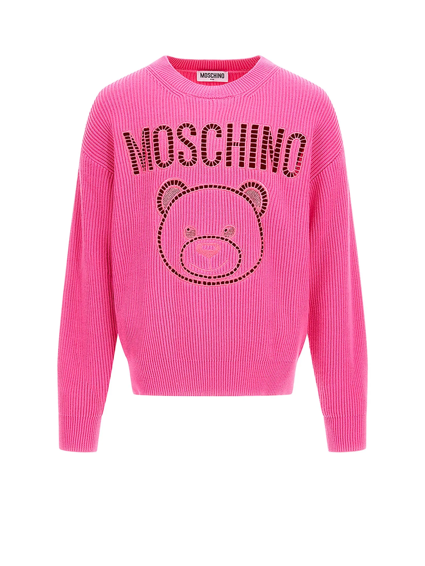 MOSCHINO KID Unisex Kids Sweatshirt Long Sleeves Pink MOSCHINO KID Unisex Kids Sweatshirt Long Sleeves Pink