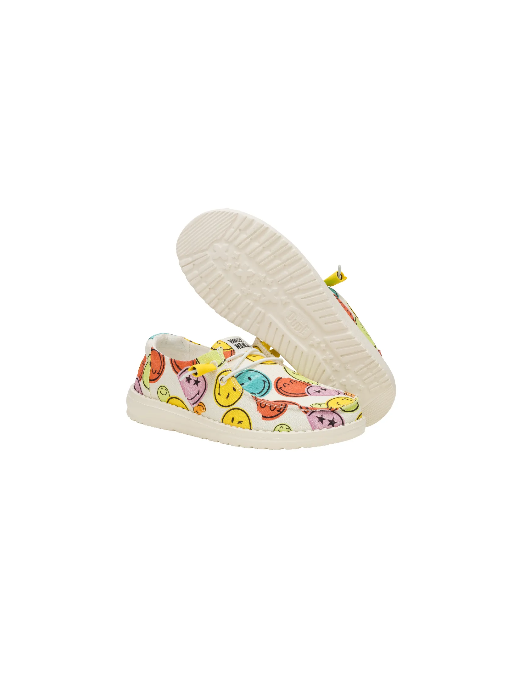 HEYDUDE WENDY SMILEY - CREAM/MULTI HEYDUDE WENDY SMILEY - CREAM/MULTI