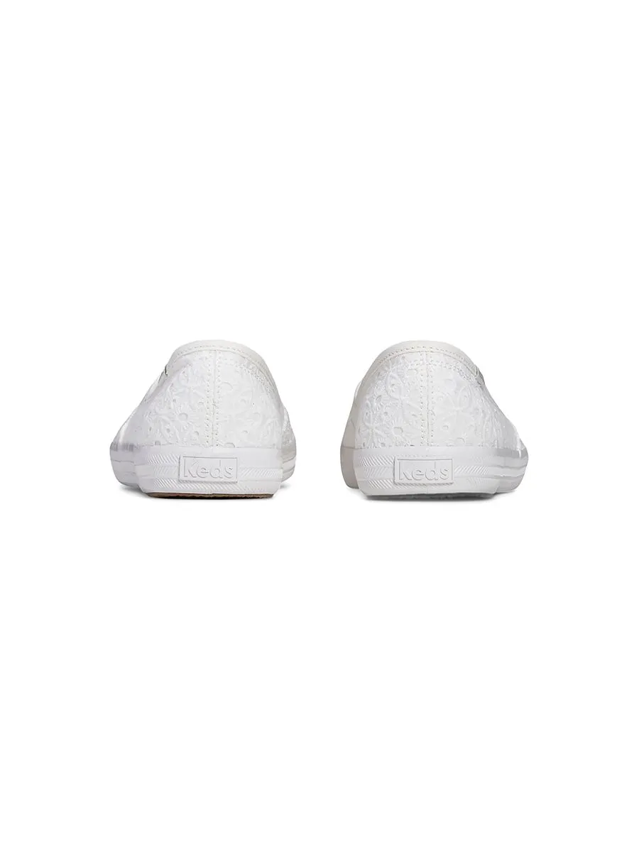 KEDS Women The Mini Eyelet White KEDS Women The Mini Eyelet White
