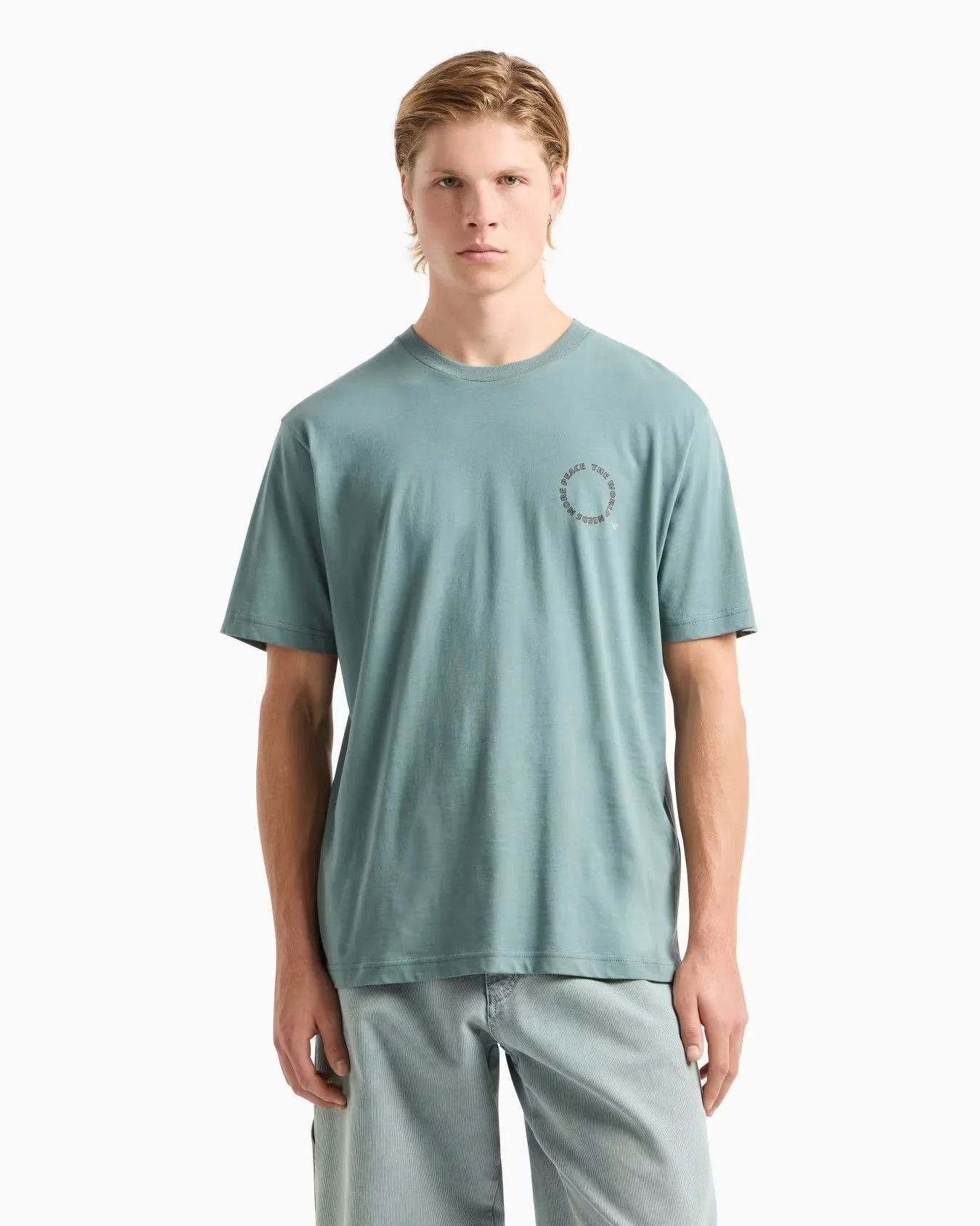 EMPORIO ARMANI Tee Men EM001717-AF14836-F9049 Green EMPORIO ARMANI Tee Men EM001717-AF14836-F9049 Green
