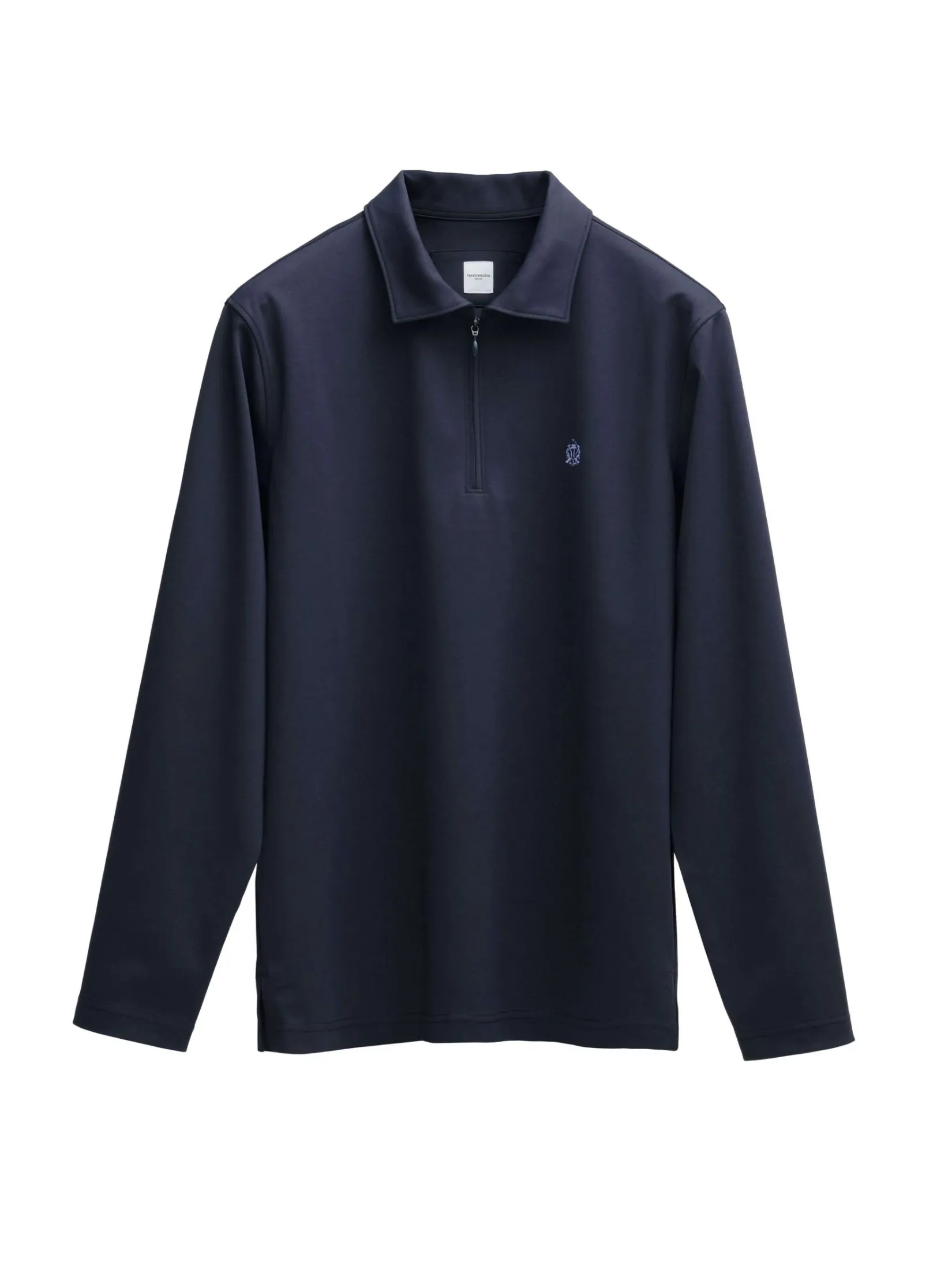 TAKEO KIKUCHI MEN NAVY PL CO SOLDEFENDER LS POLO SHIRT TAKEO KIKUCHI MEN NAVY PL CO SOLDEFENDER LS POLO SHIRT